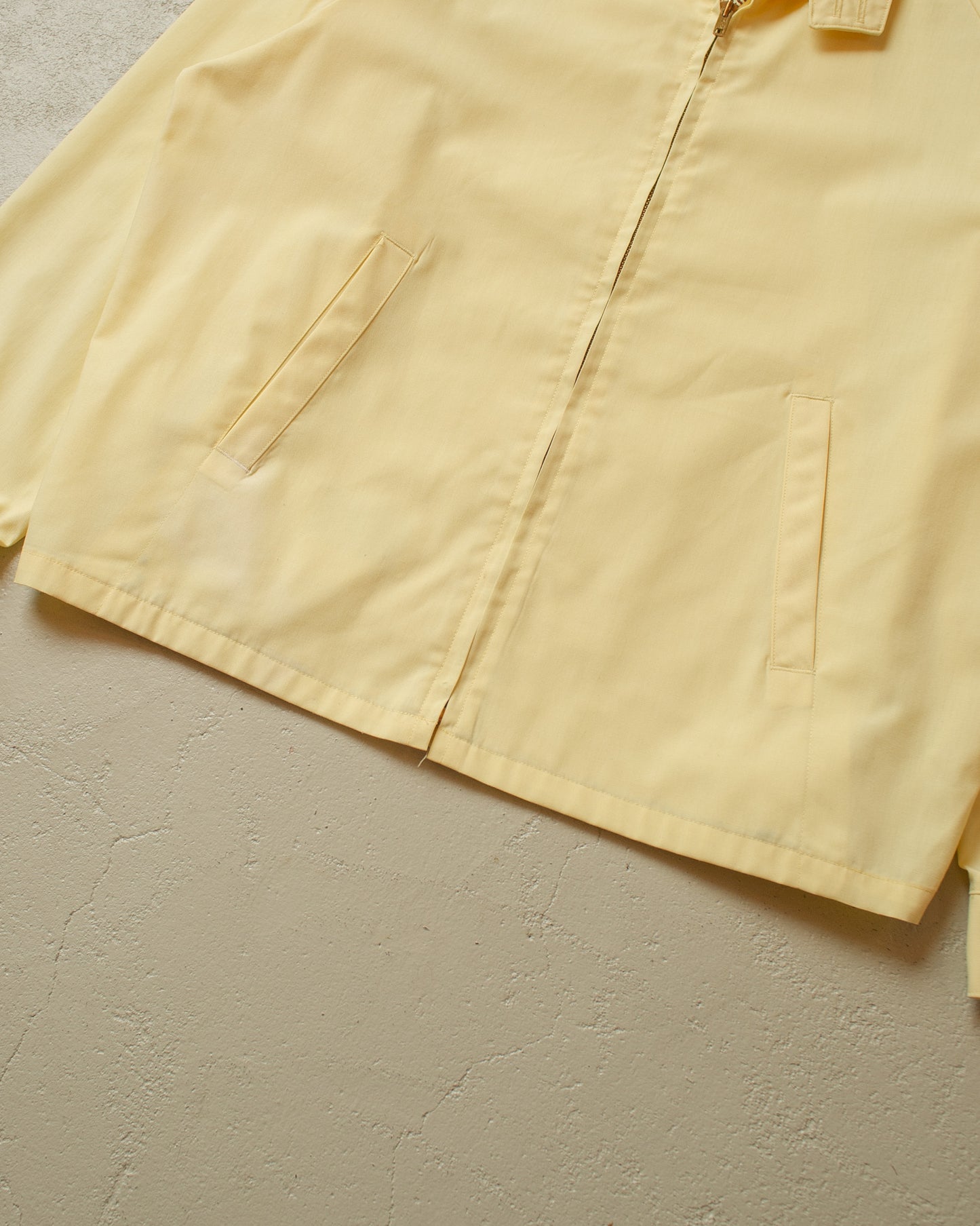 1960s Oakbrook by Sears light Jacket yellow - L/XL