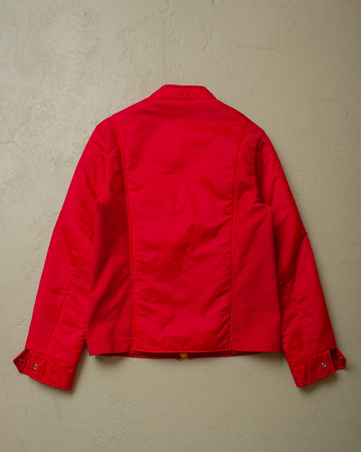 1970s/80s Porsche Quilted Jacket red - S