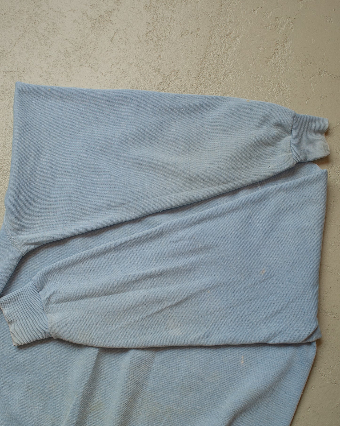 1980s distressed Sportswear Sweathirt light blue - M/L