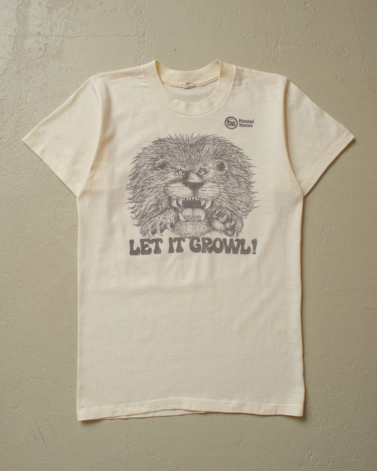 1980s Let it Growl! T-shirt white - S