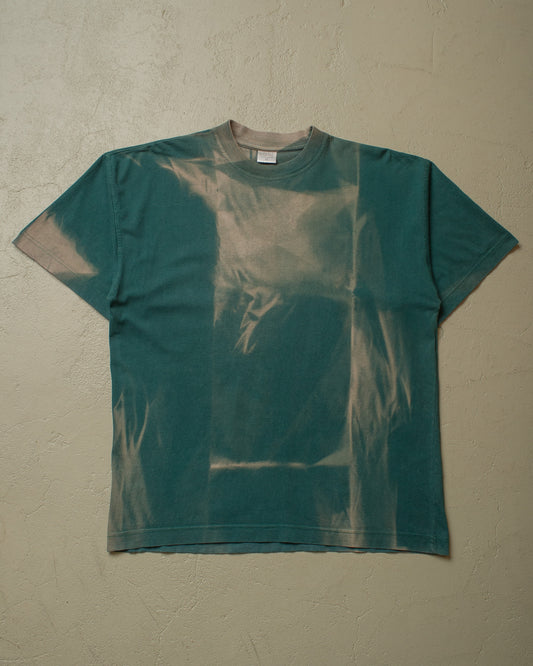 1990s Sunfaded Etirel T-shirt green - M/L