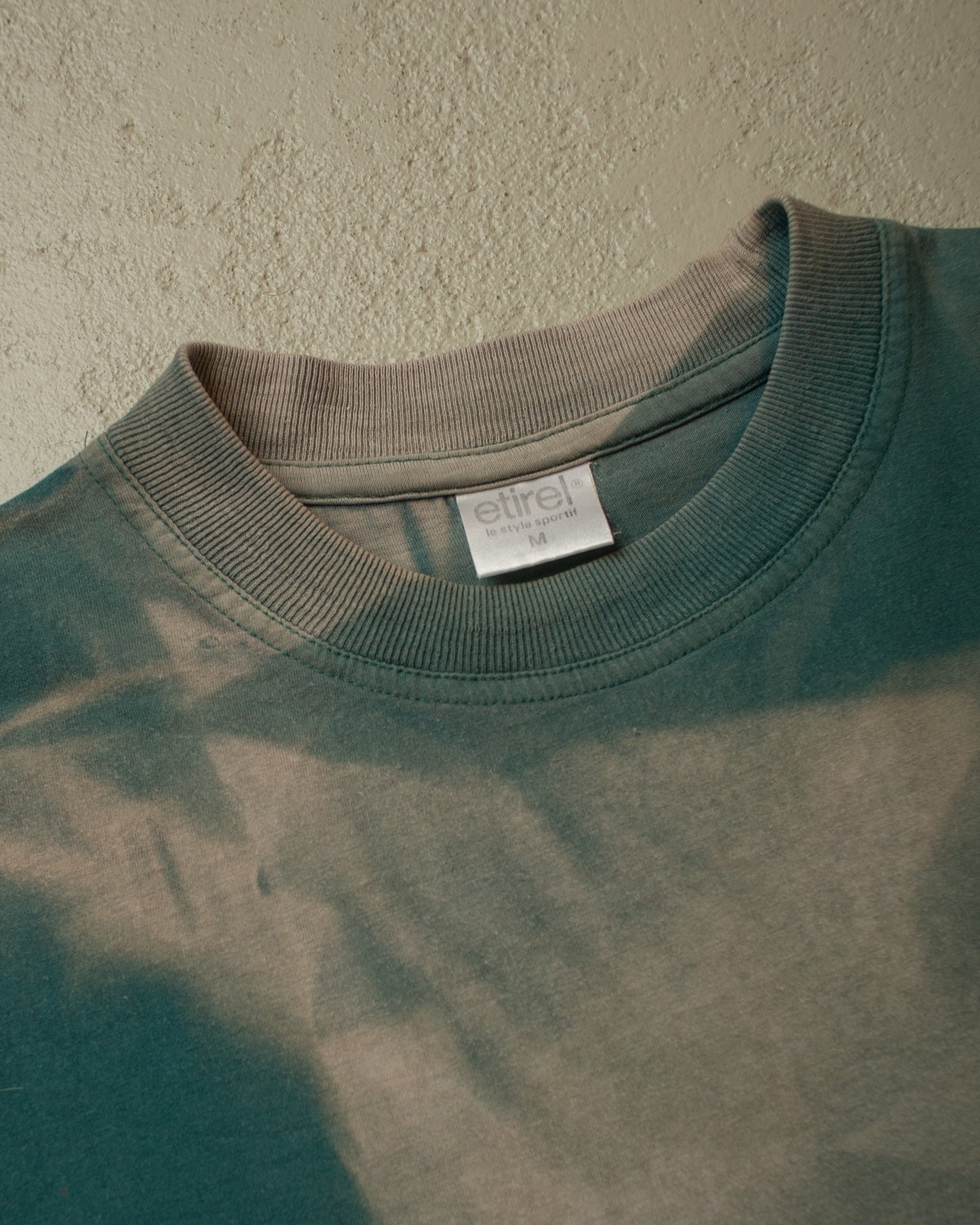 1990s Sunfaded Etirel T-shirt green - M/L