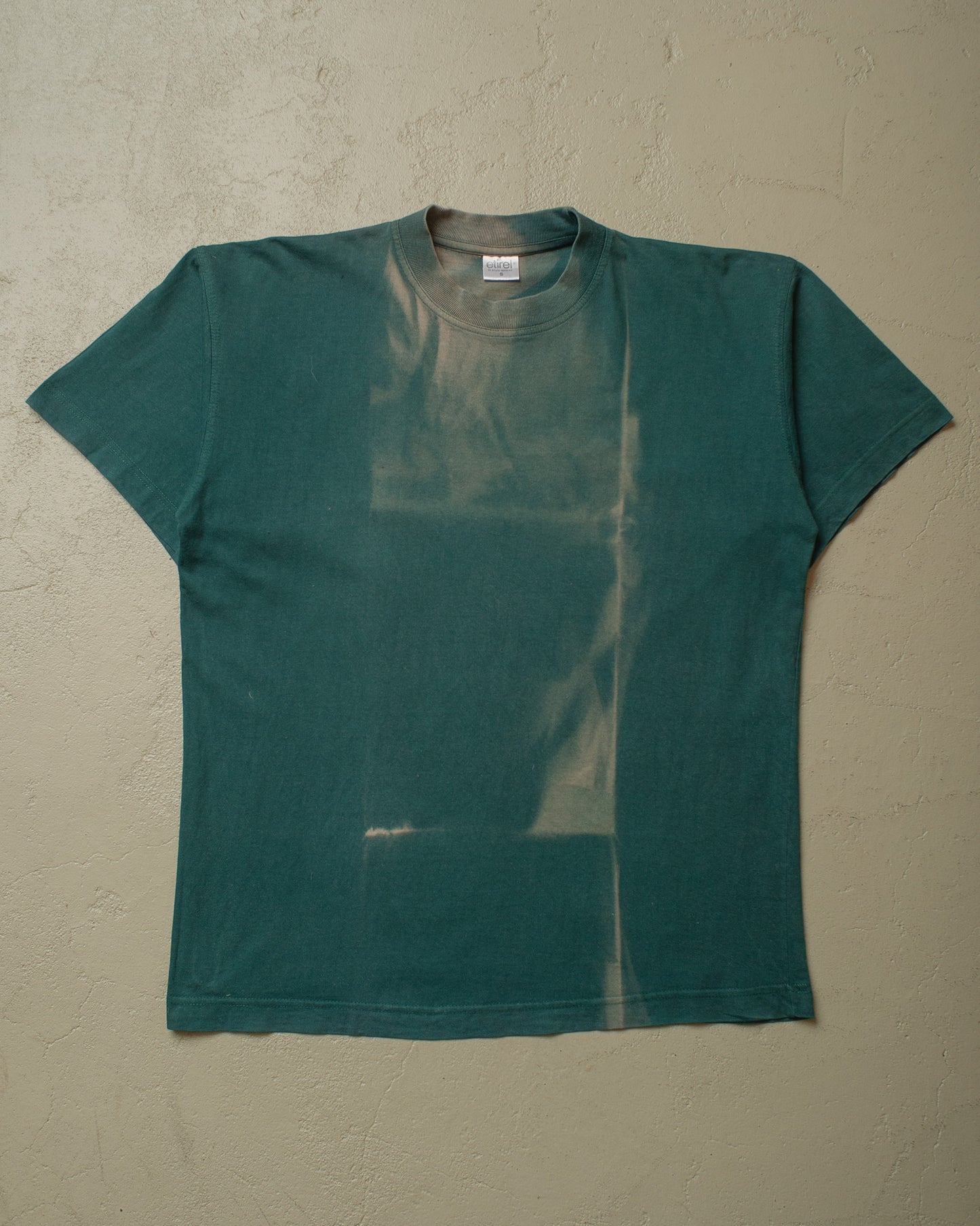 1990s Sunfaded Etirel T-shirt green - M/L