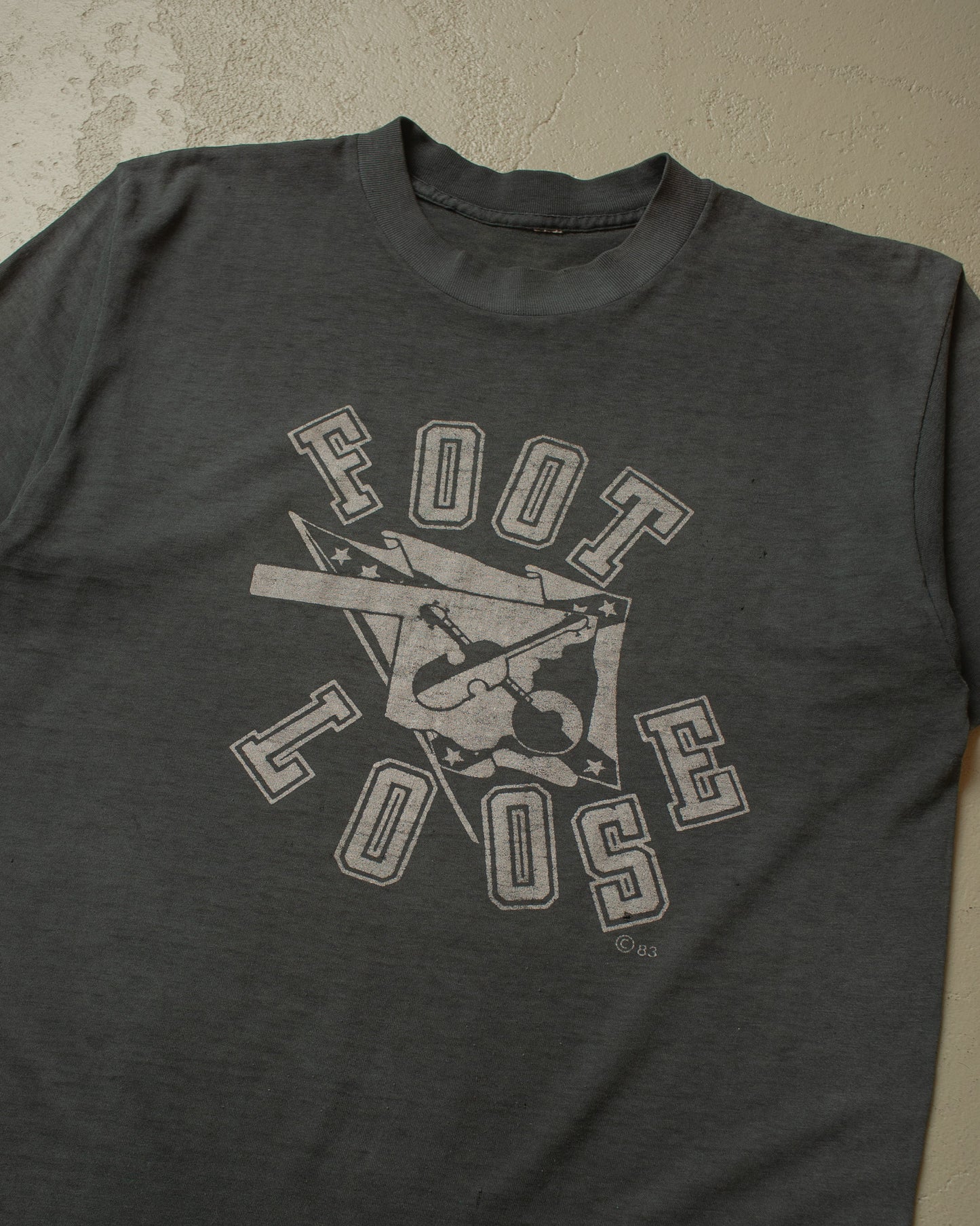 1983 Footloose Faded T-shirt black - S/M