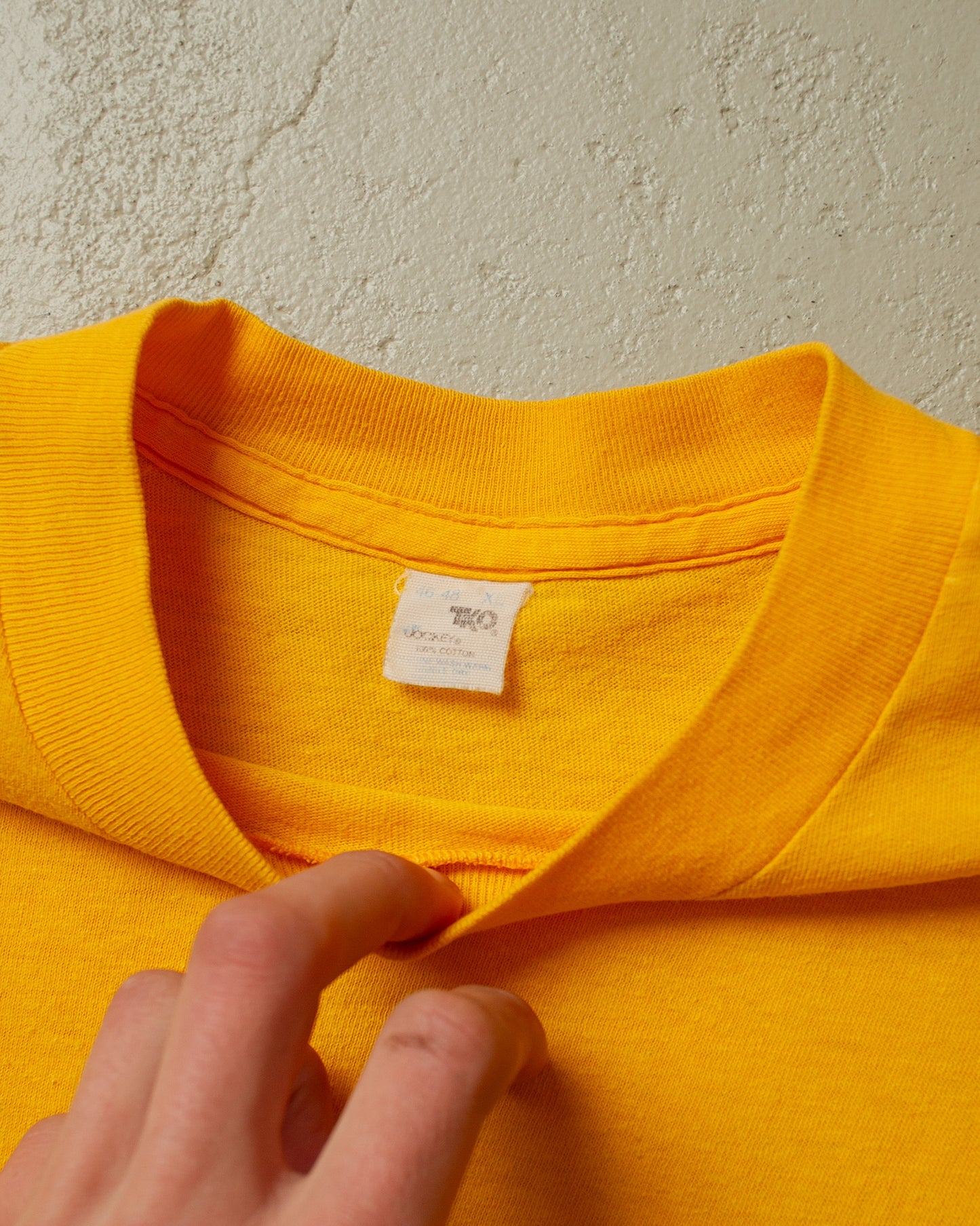 1970s/80s "See a Bug..." T-shirt yellow - L