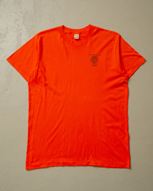 1980s "Life together in Christ" Staff T-shirt orange - M