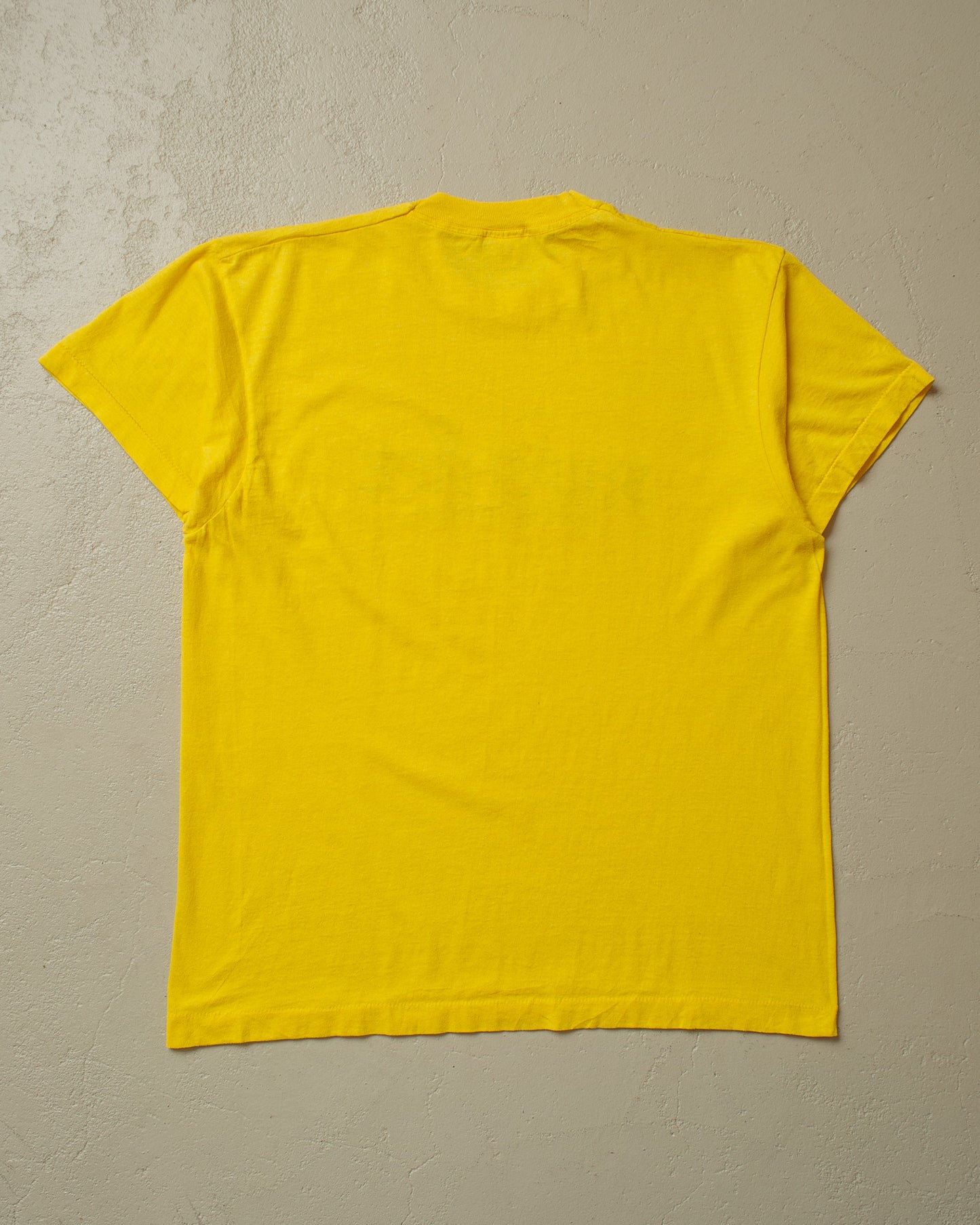 1980s "I´m Shipshape" Royal Caribbean T-shirt yellow - M/L