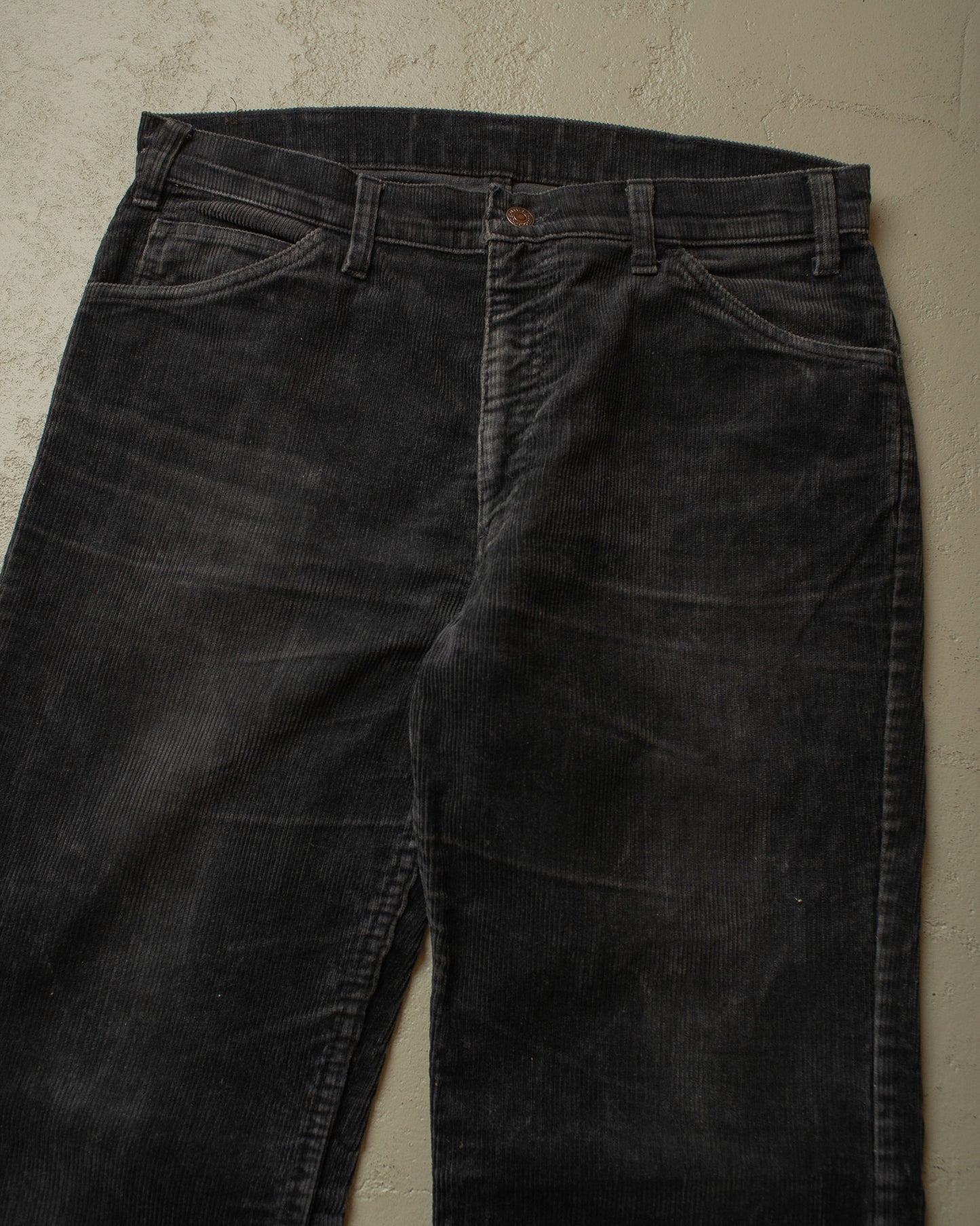 1970s Levi´s 622 Flared Corduroy Pants black - W34 L31