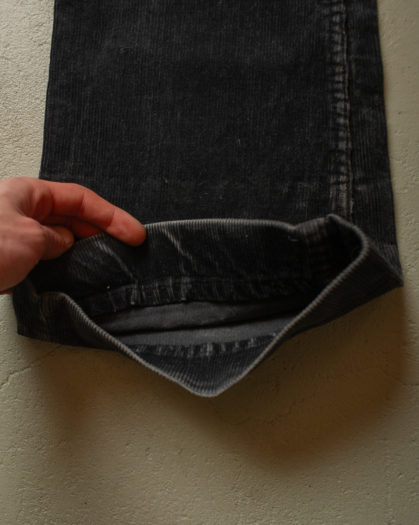 1970s Levi´s 622 Flared Corduroy Pants black - W34 L31