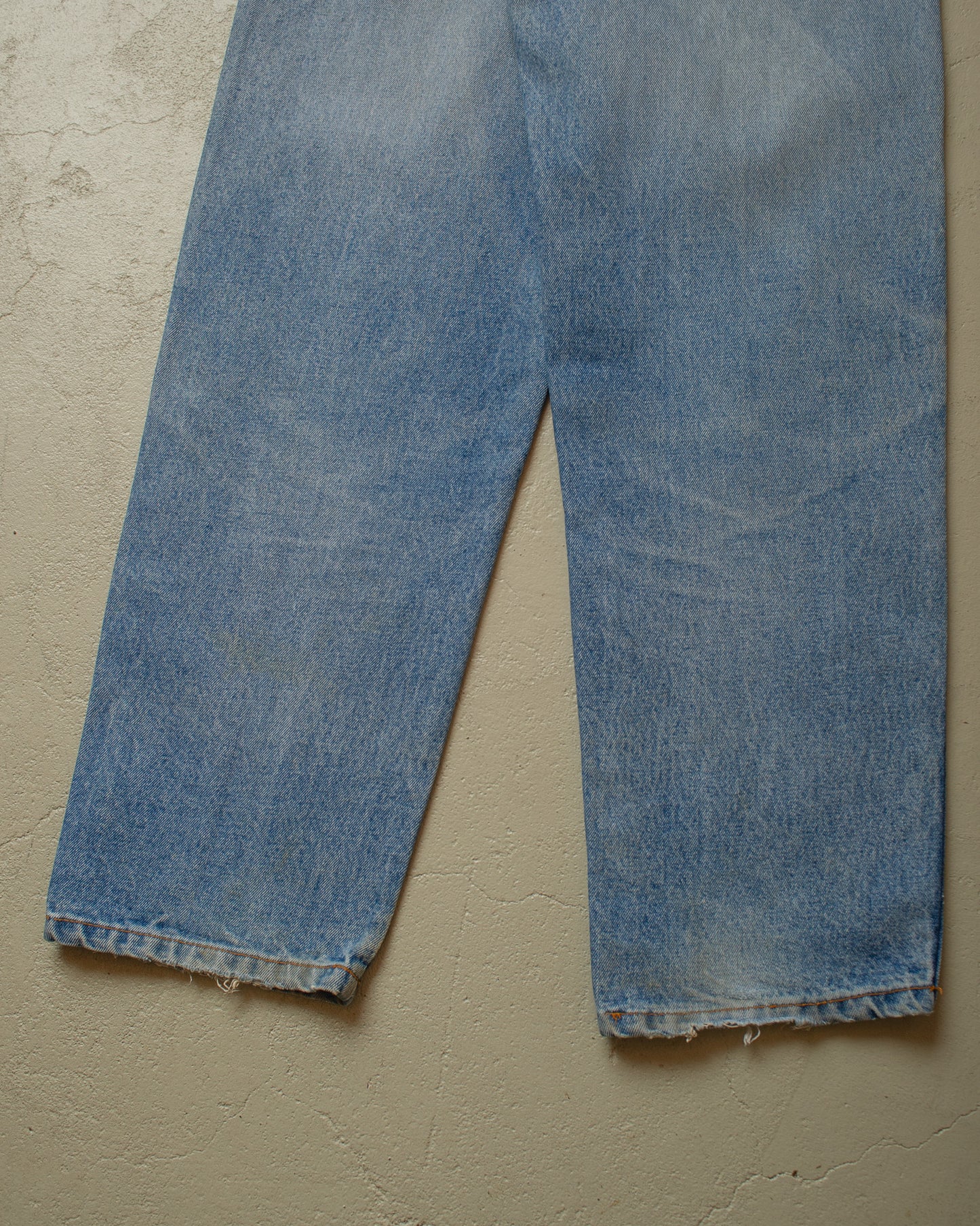 1980s Faded Rebel Jeans light blue - W32 L31