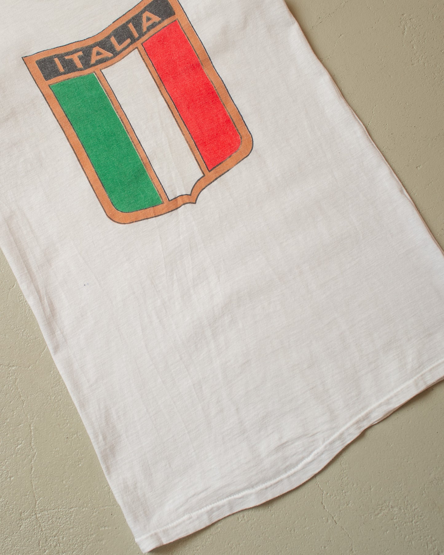 1970s/80s Italia T-shirt white - XS/S
