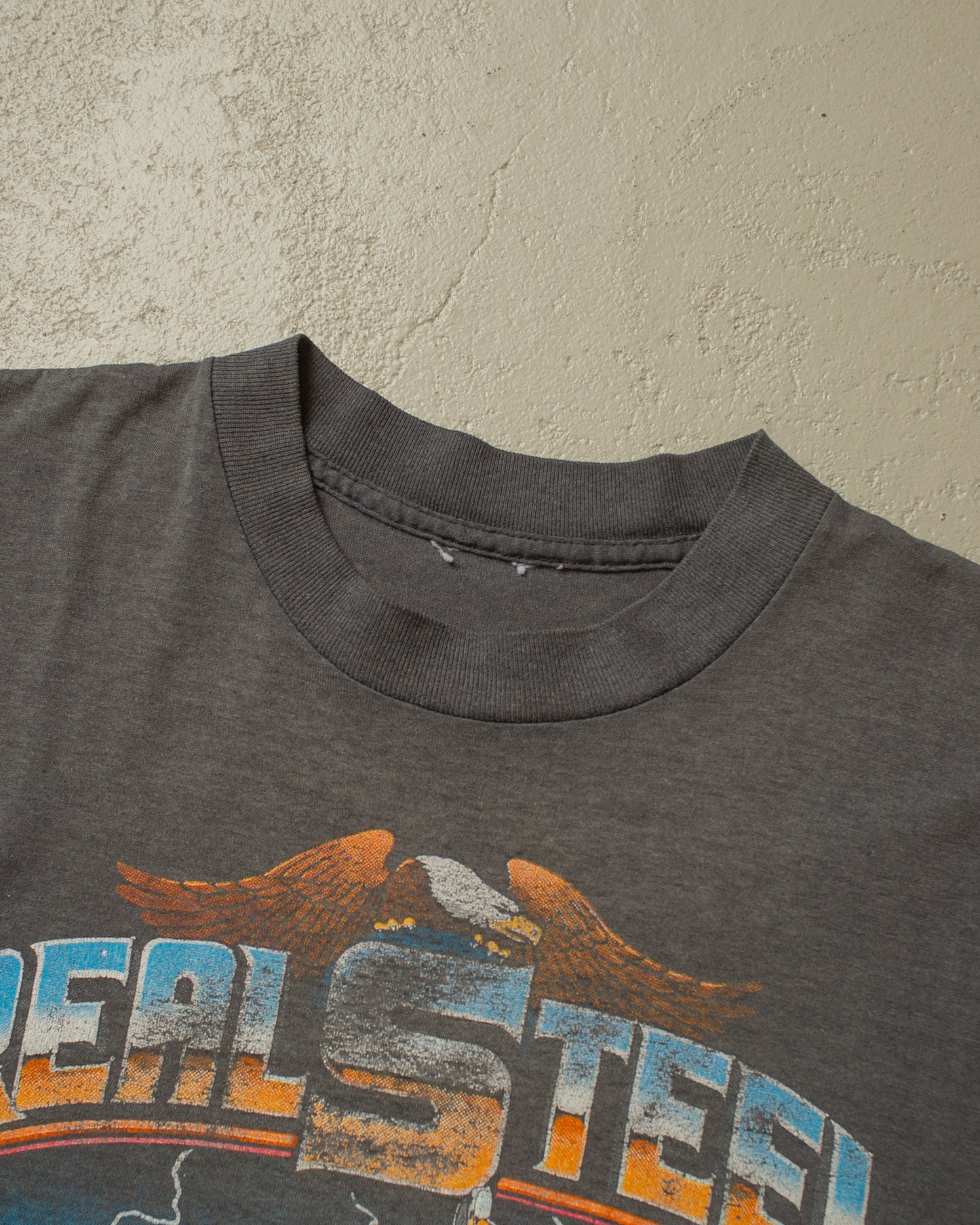 1988 Harley Davidson "Reel Steal" Cut-off Shirt Faded black - M