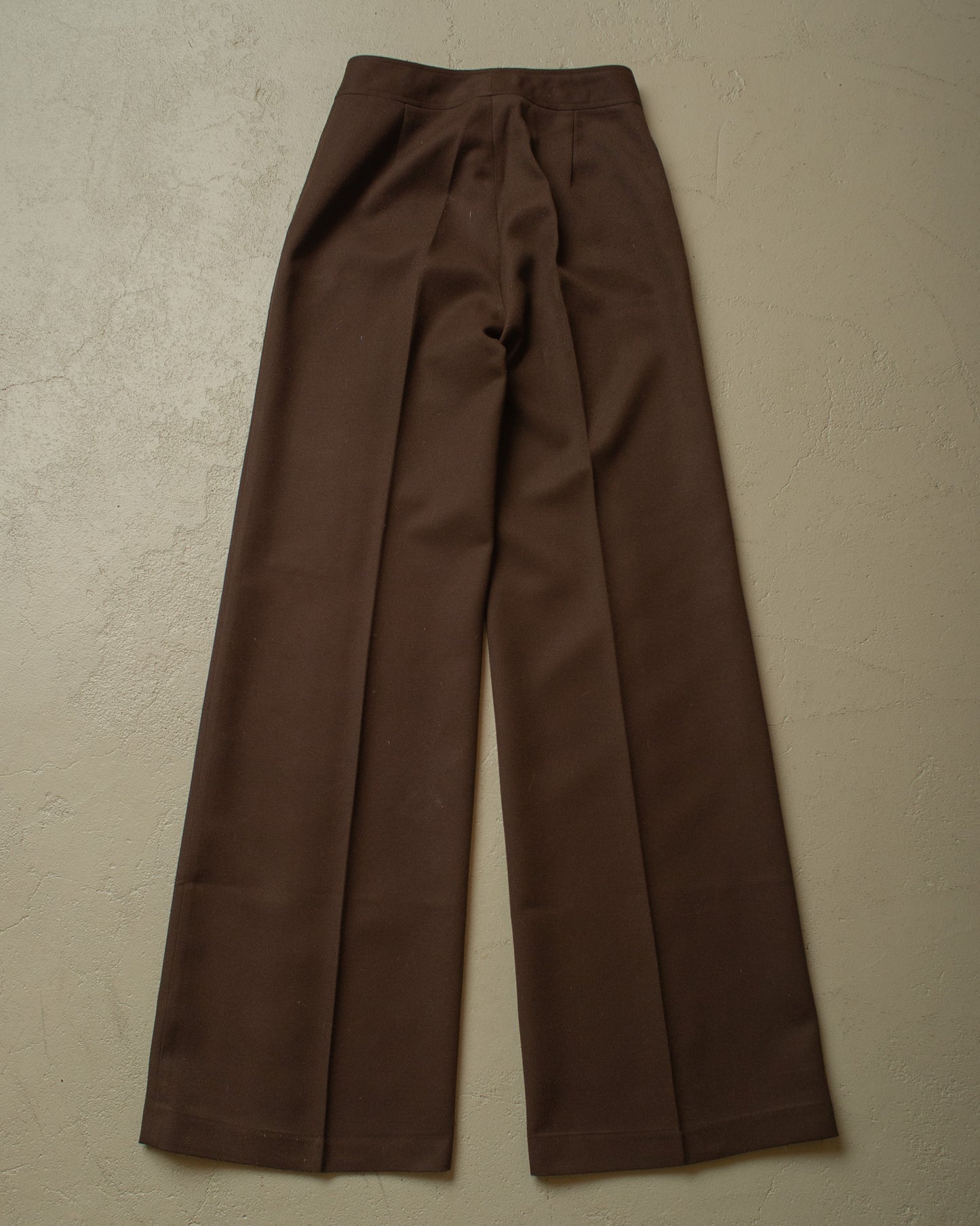 1970s Heilig Womens Flared Pants brown - W26 L33