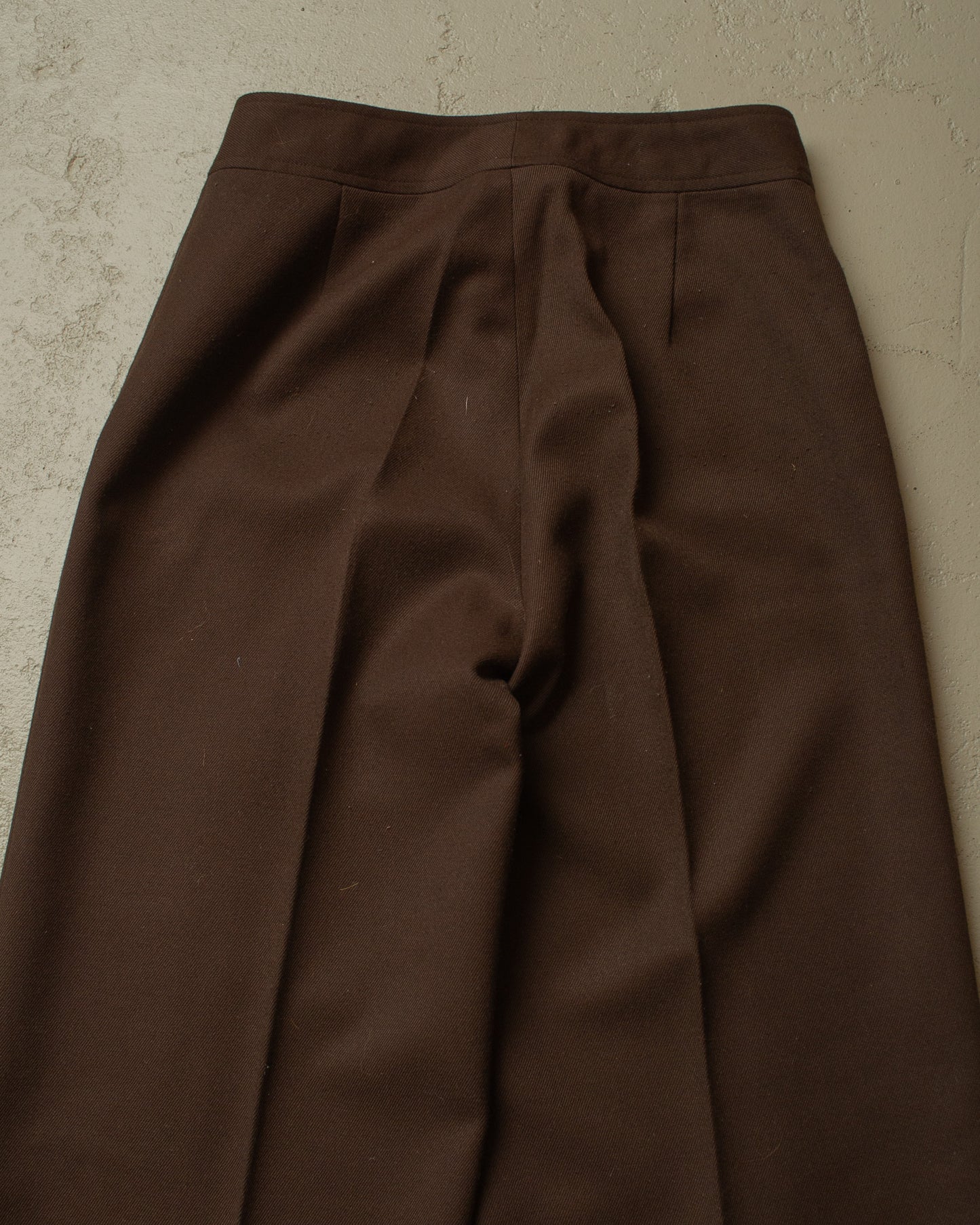 1970s Heilig Womens Flared Pants brown - W26 L33