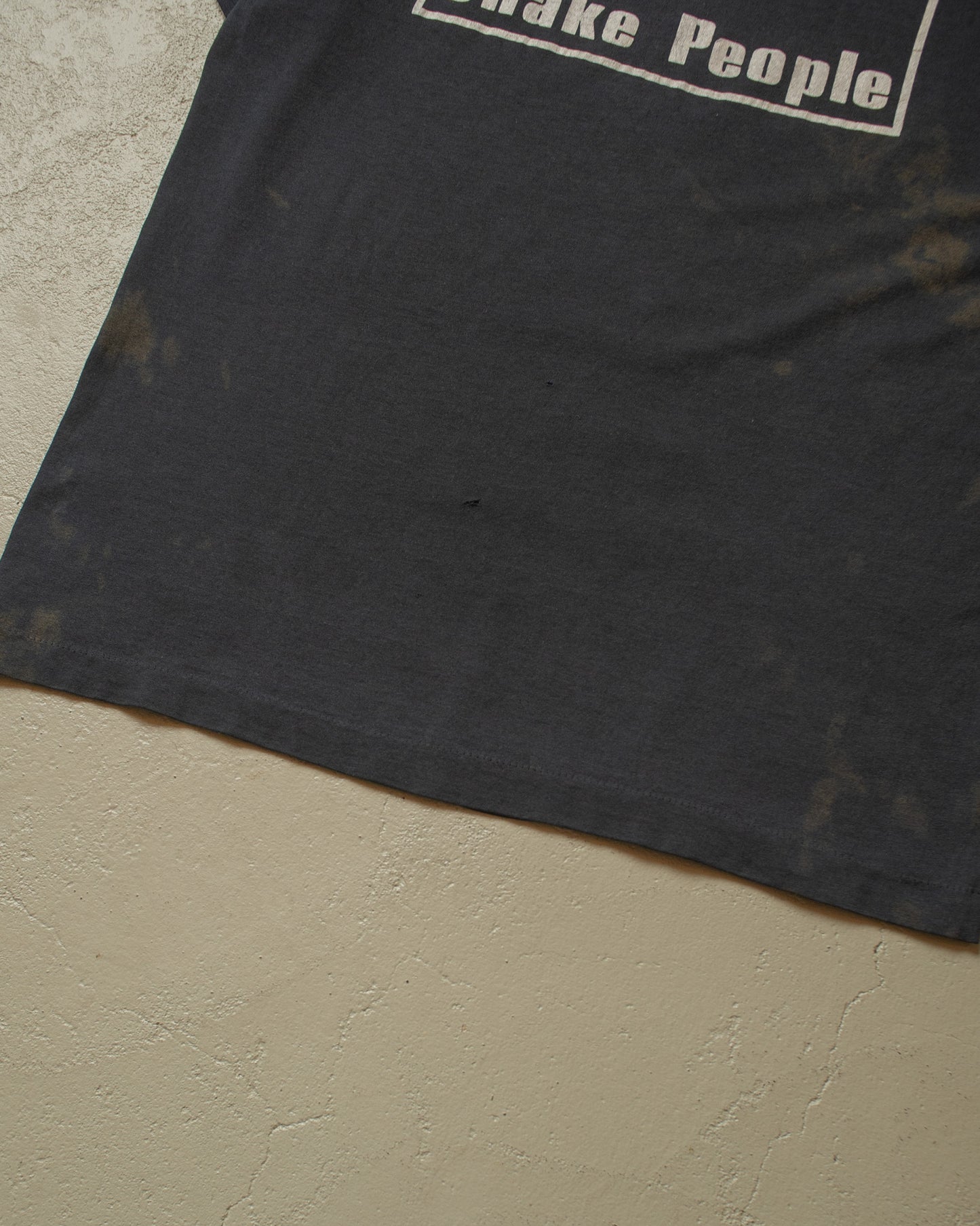 1980s Rapco Cable Stained T-shirt black - M/L