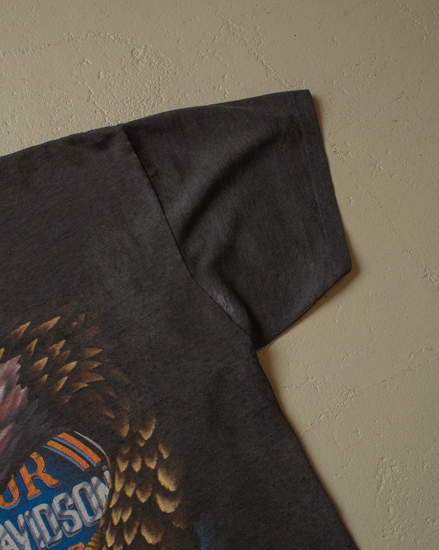 1988 Harley Davidson "the Eagle has landed" 3D Emblem T-shirt - M/L