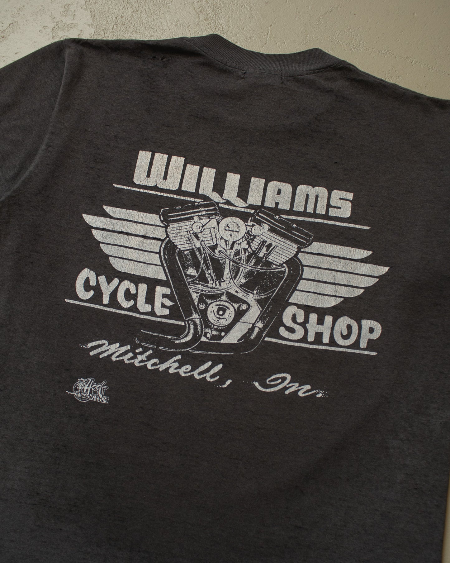 1988 Harley Davidson "the Eagle has landed" 3D Emblem T-shirt - M/L