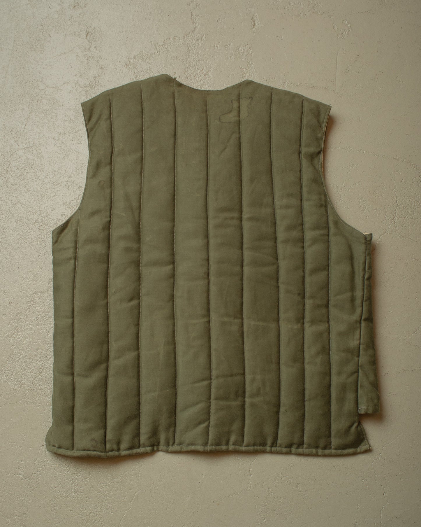 1970s/80s Soviet Padded Vest green - L