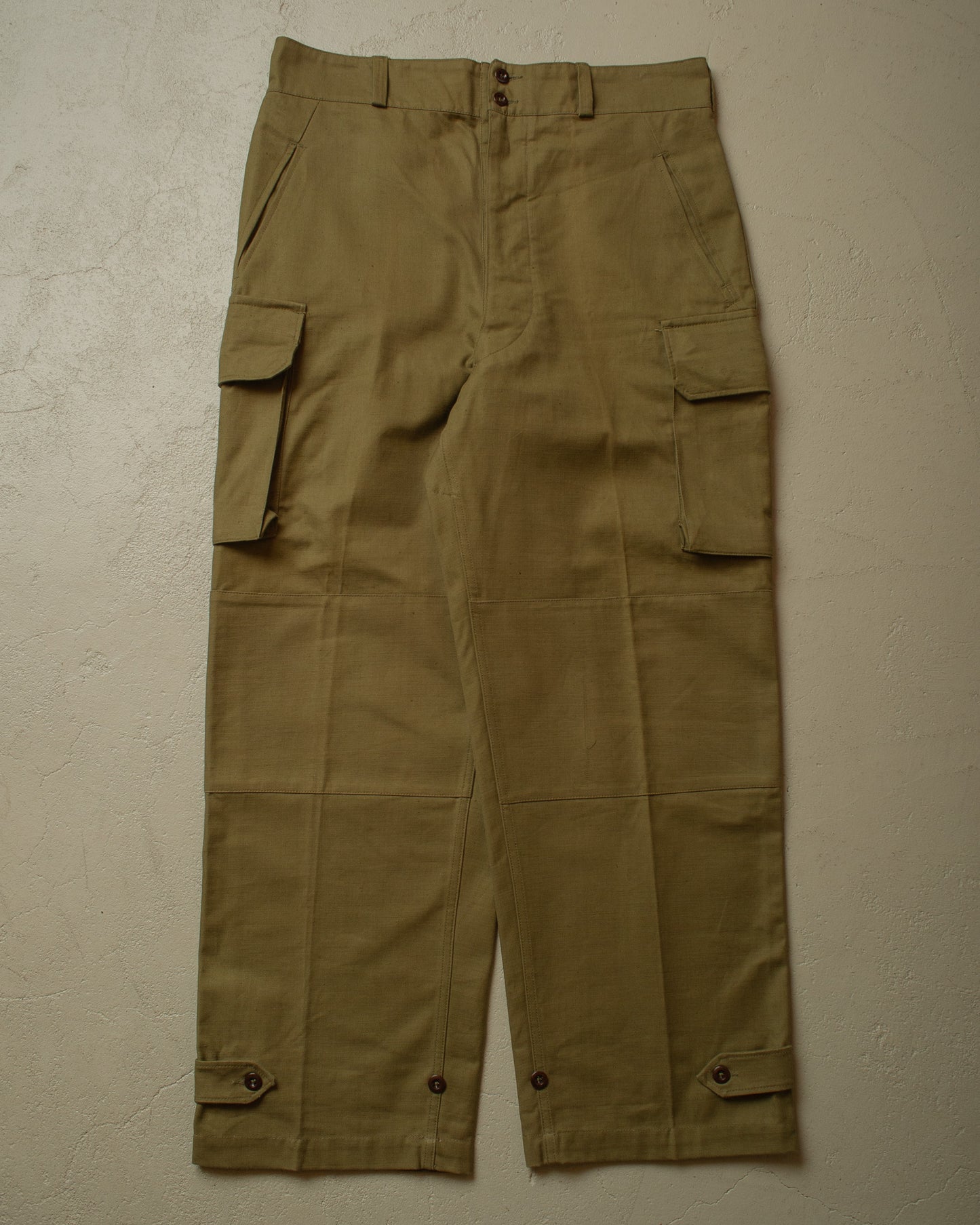 1940s/50s French Army Motorcycle Pants brown - W38,5 L32