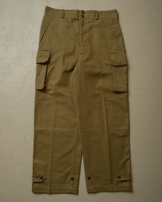 1940s/50s French Army Motorcycle Pants brown - W38,5 L32