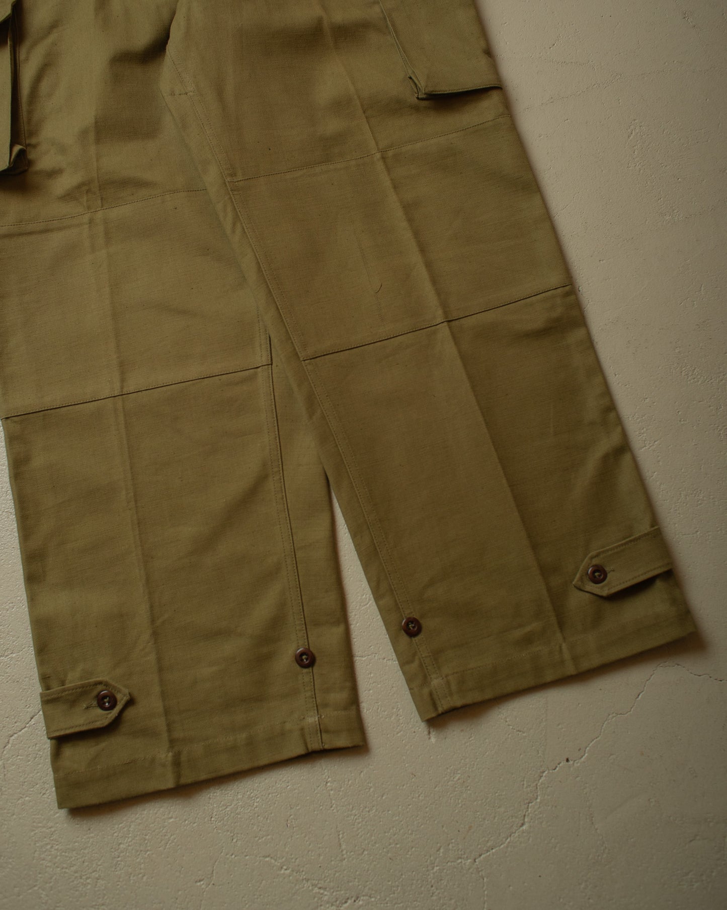 1940s/50s French Army Motorcycle Pants brown - W38,5 L32