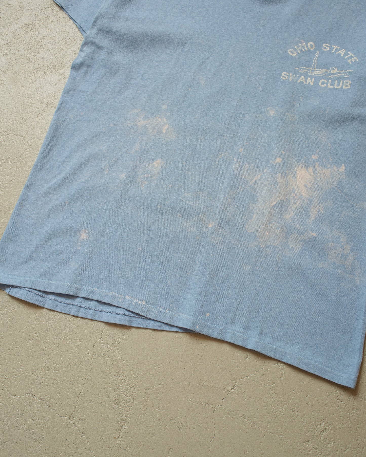 1960s Ohio State Swan Club Painter T-shirt blue - L/XL