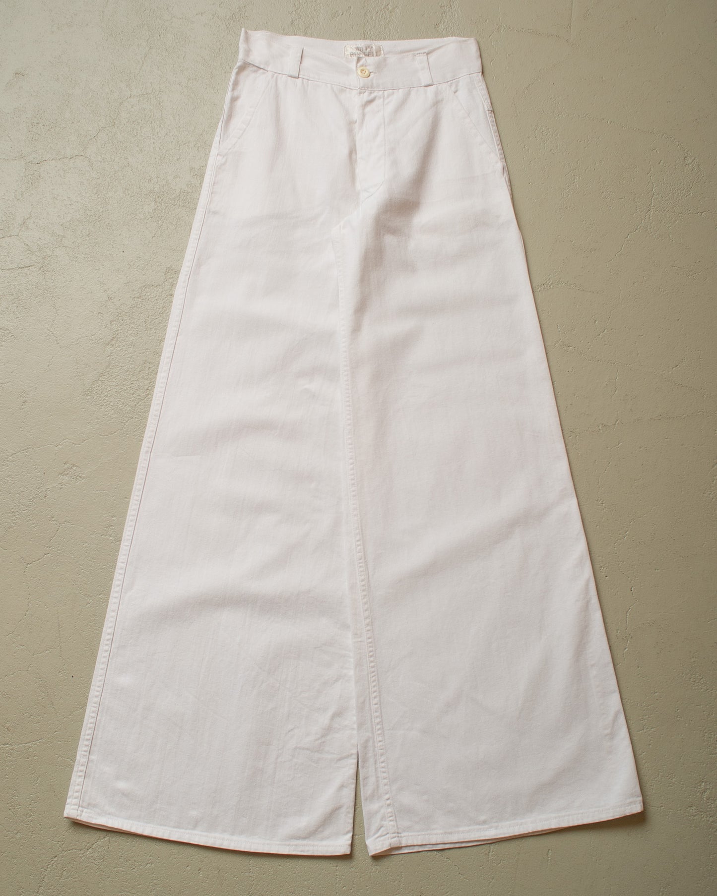 1970s Billy Russell Bellbottom Pants white - W26 L31