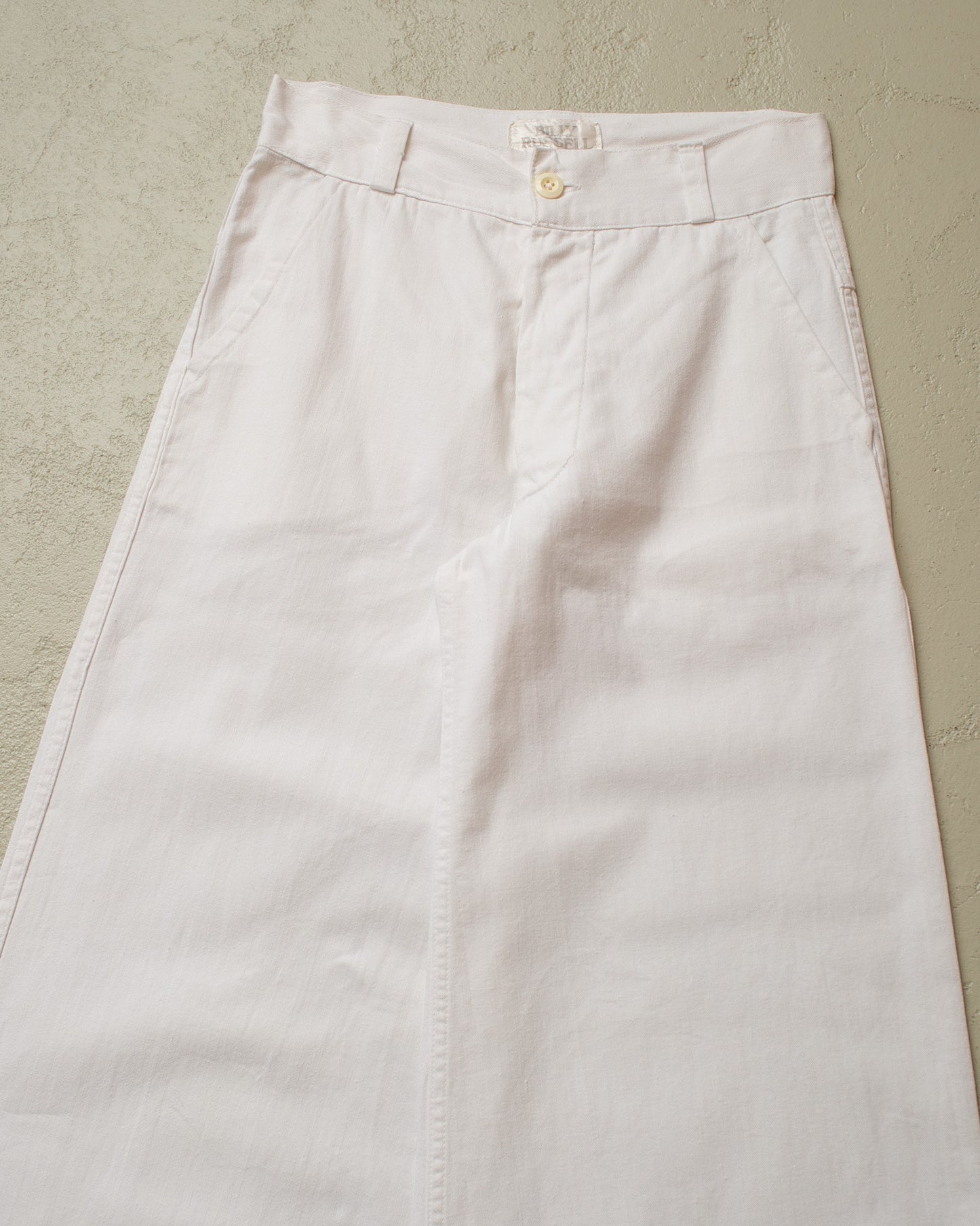 1970s Billy Russell Bellbottom Pants white - W26 L31