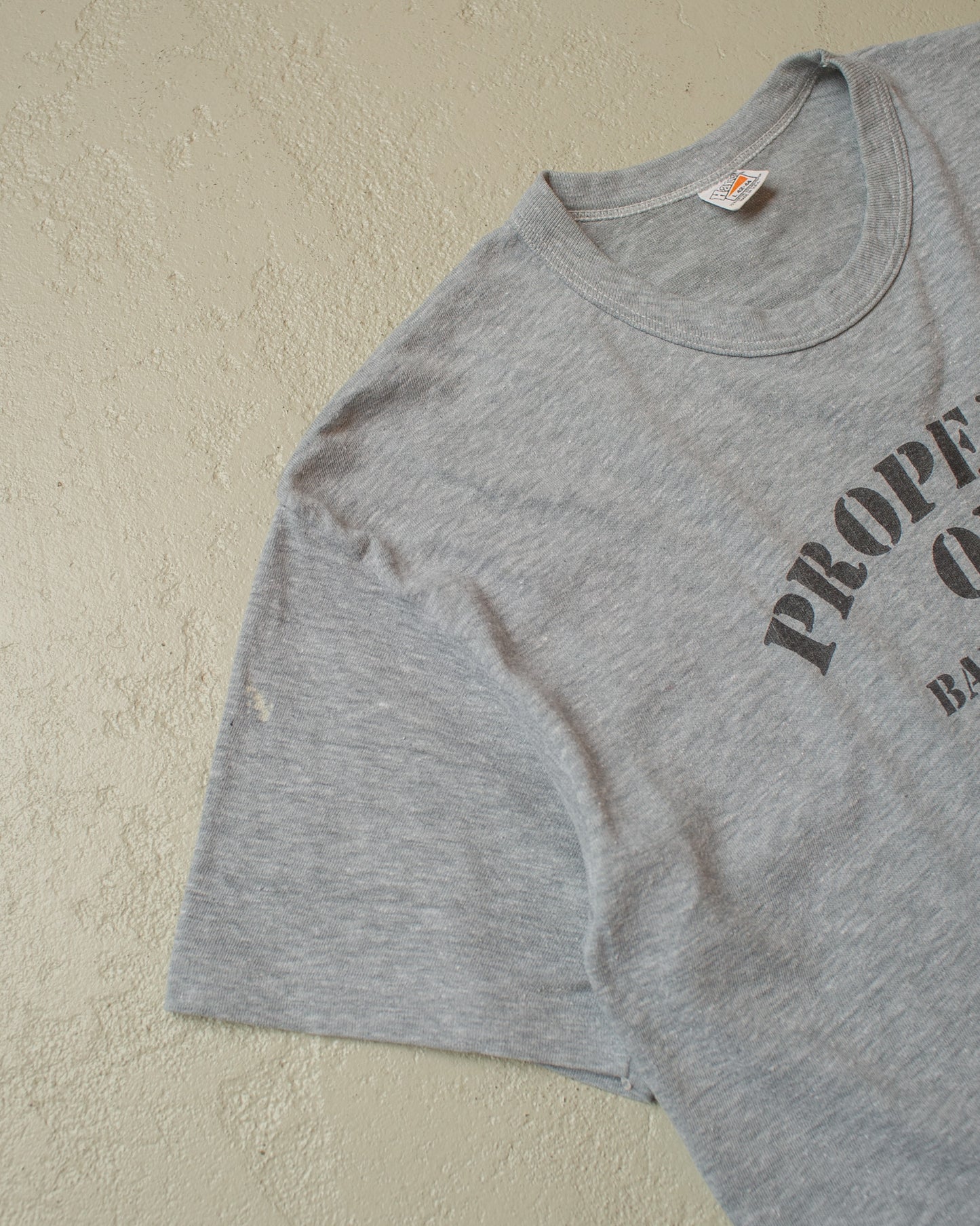 1970s Property of Baltimore Jail T-shirt grey - M