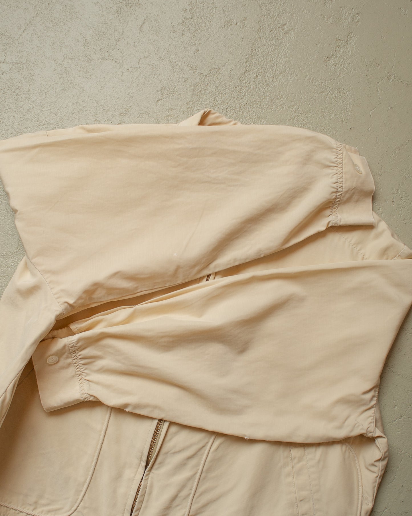 1960s Par Four Golf Chinstrap Jacket beige - M/L