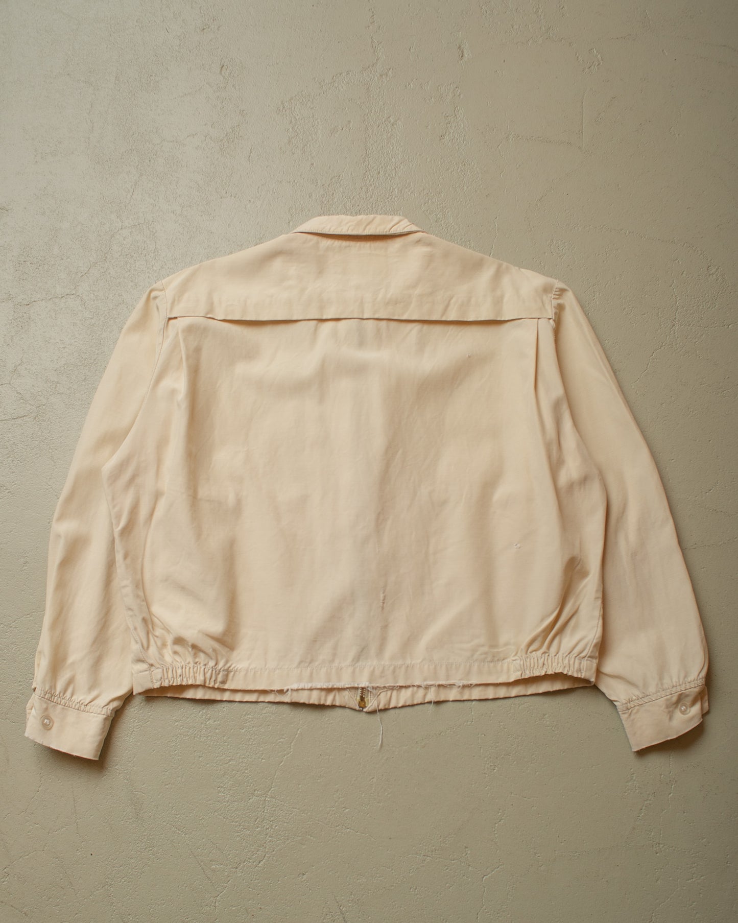 1960s Par Four Golf Chinstrap Jacket beige - M/L