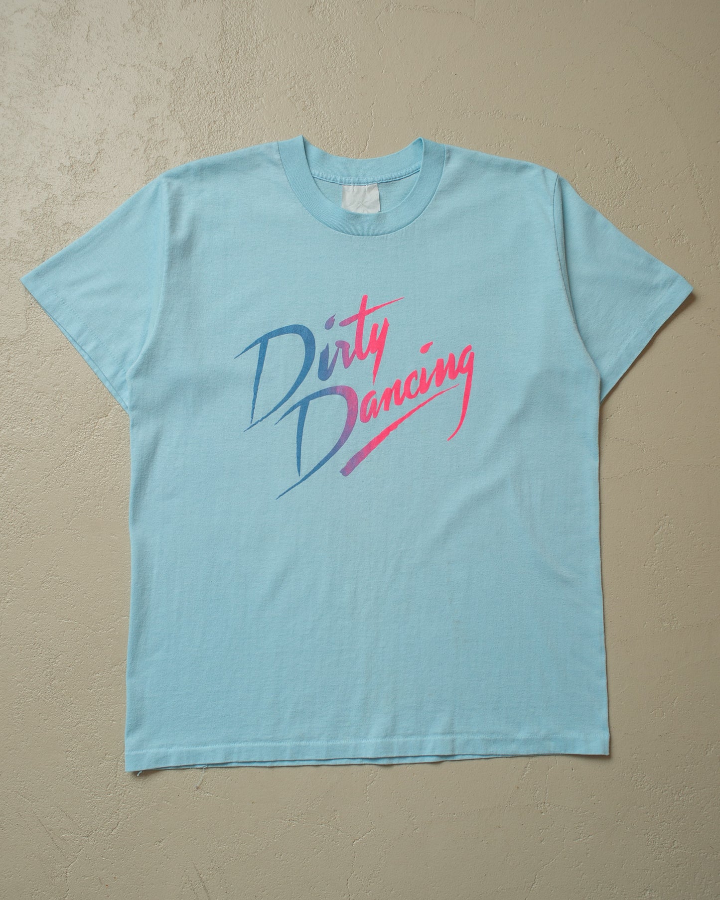 1980s Dirty Dancing T-shirt blue - M/L