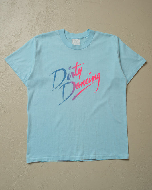 1980s Dirty Dancing T-shirt blue - M/L
