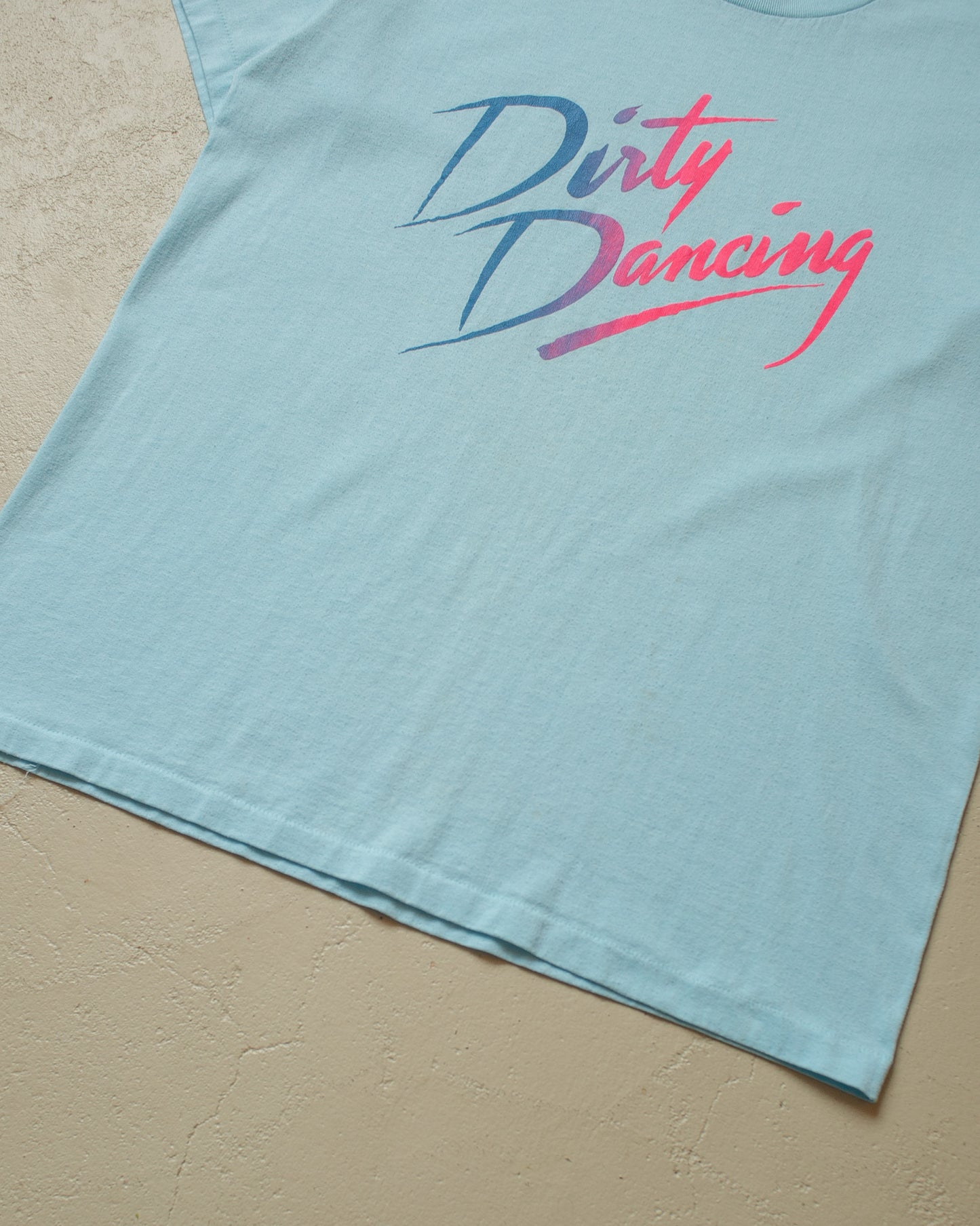 1980s Dirty Dancing T-shirt blue - M/L