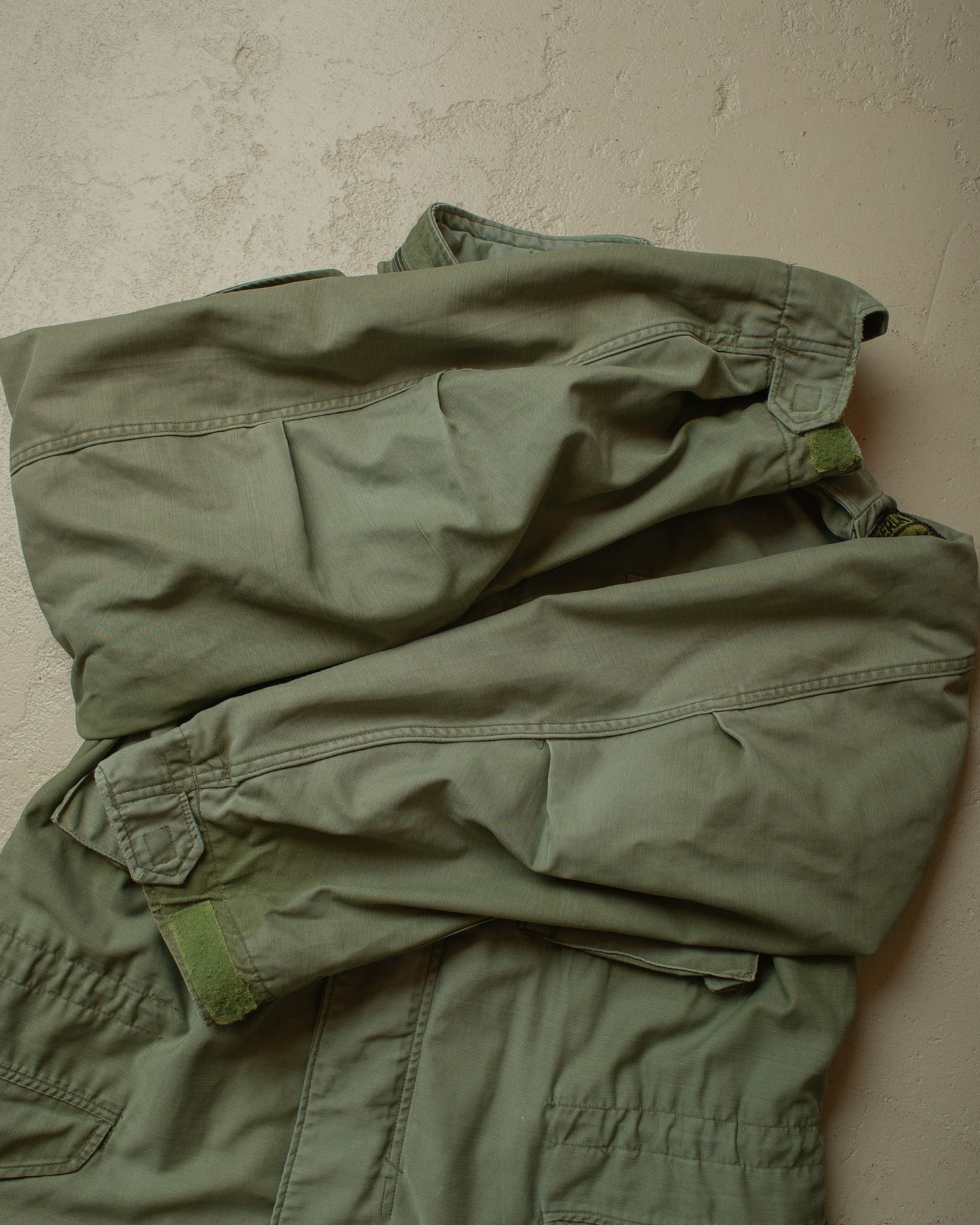 1980s Faded US Army M-65 Jacket green - M
