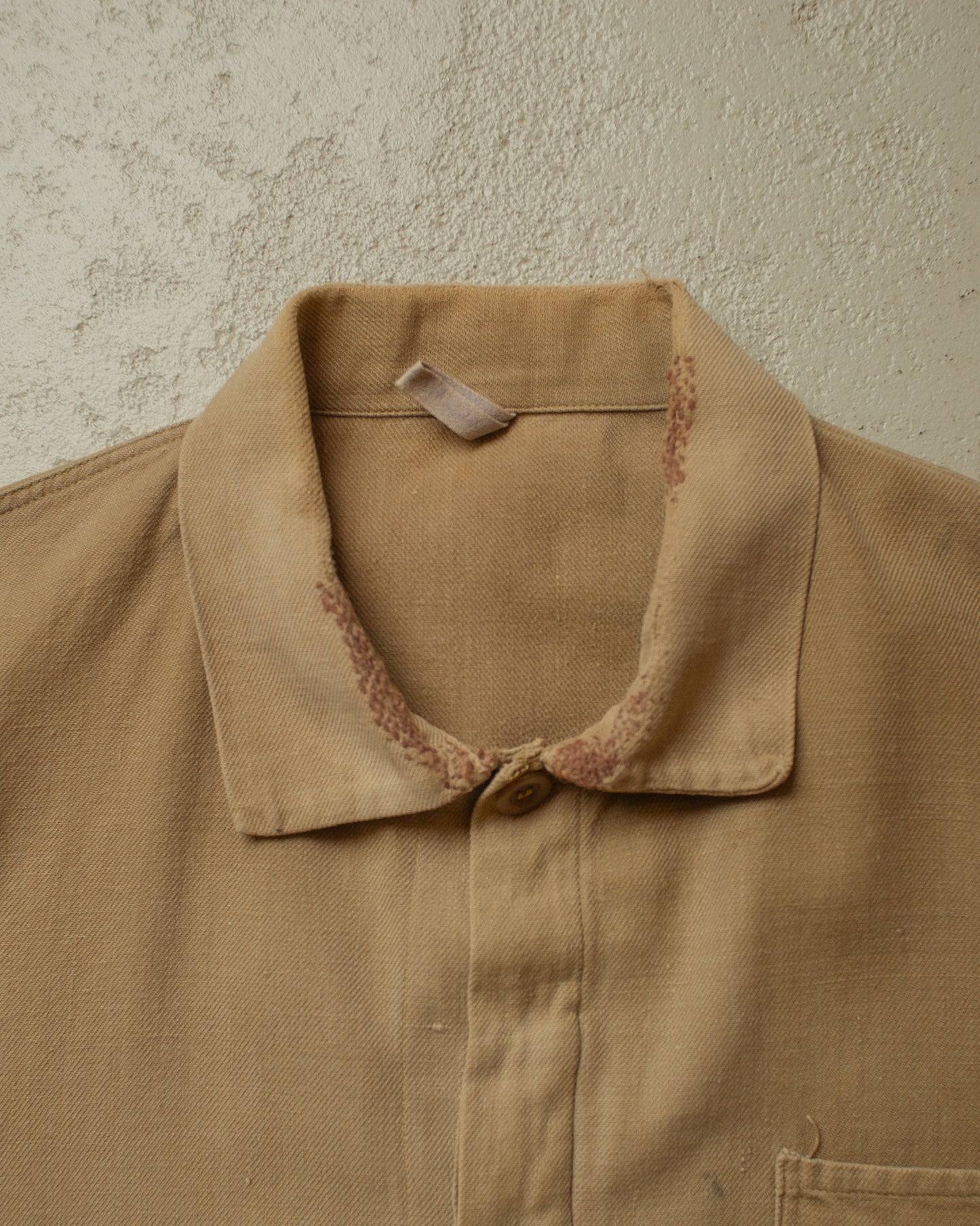 1950s/60s East German Workwear Jacket beige - L/XL