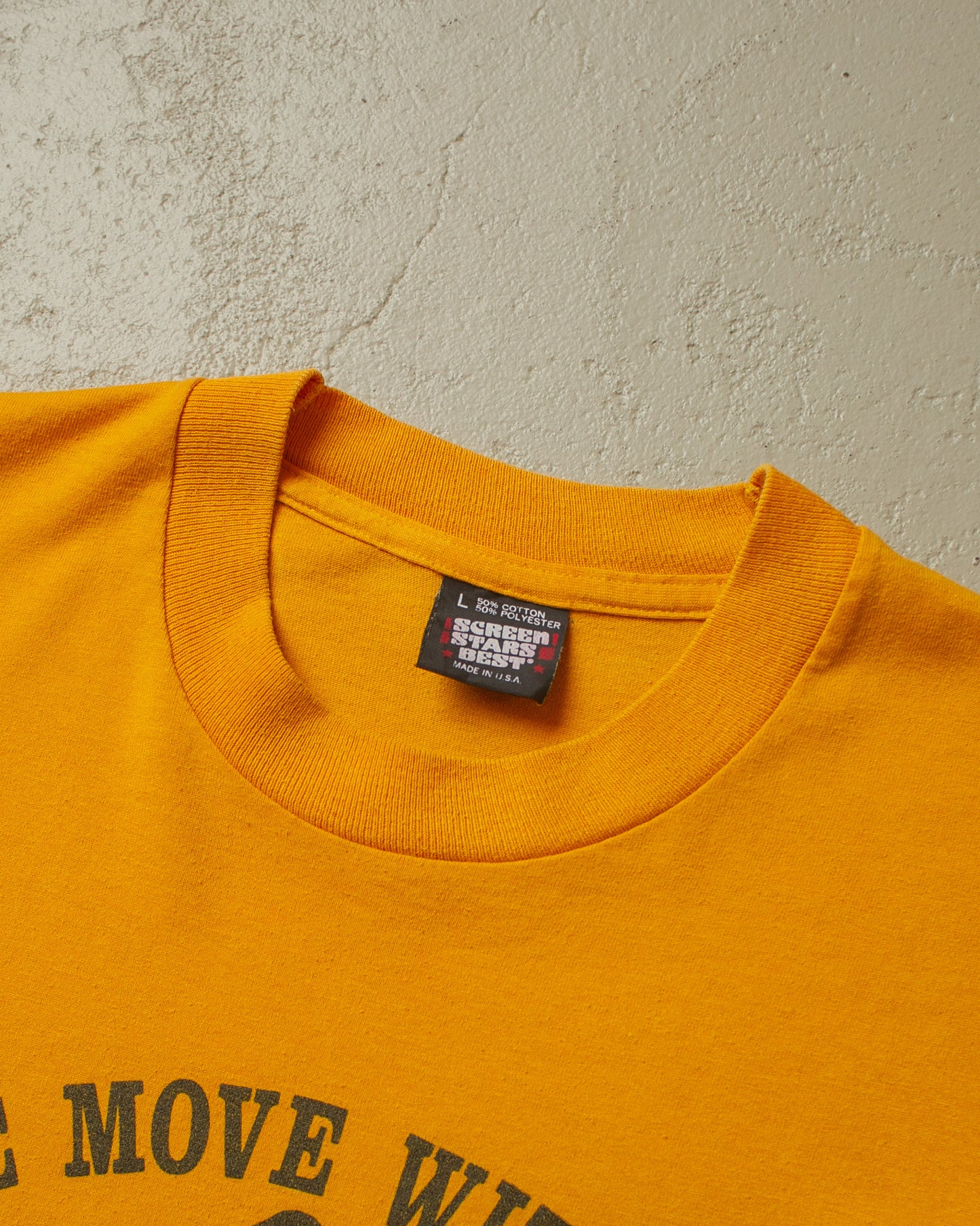 1989 "Longevity lives on" T-shirt yellow - M/L