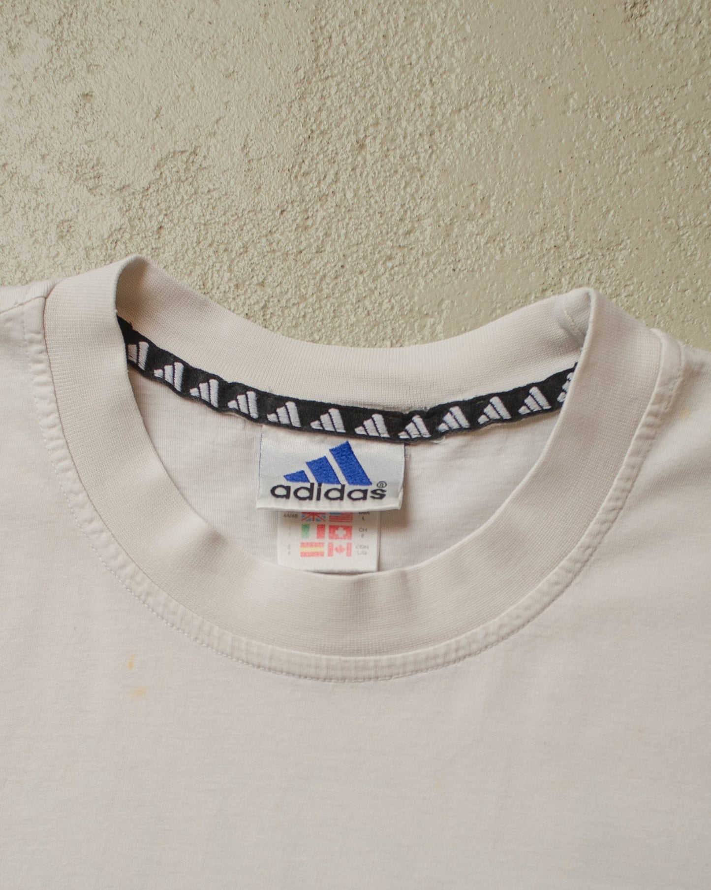 2000s Adidas Café T-shirt white - XL