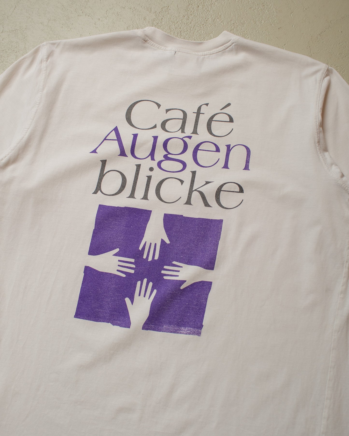 2000s Adidas Café T-shirt white - XL