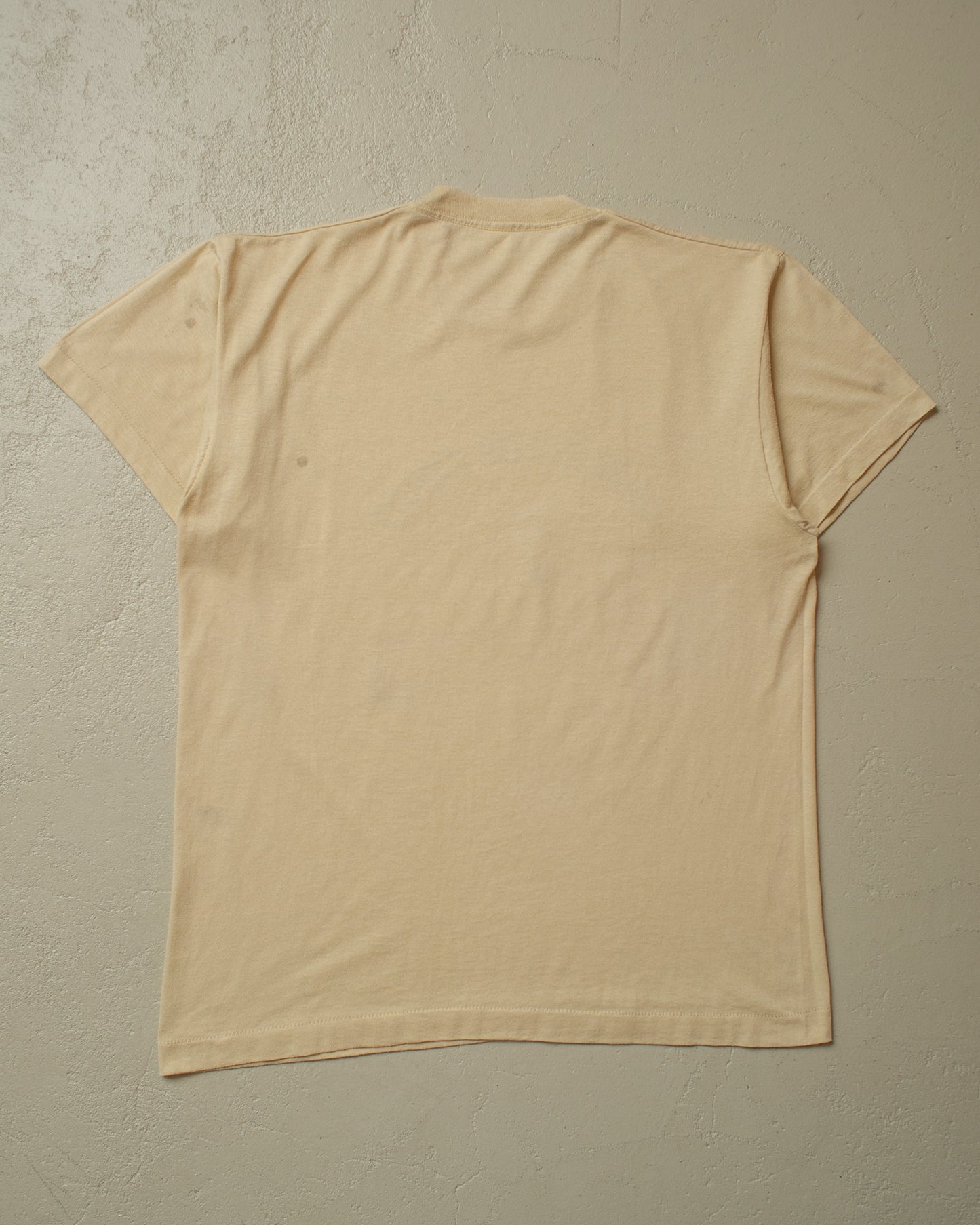 1980s "Dare to be Great" T-shirt beige - L