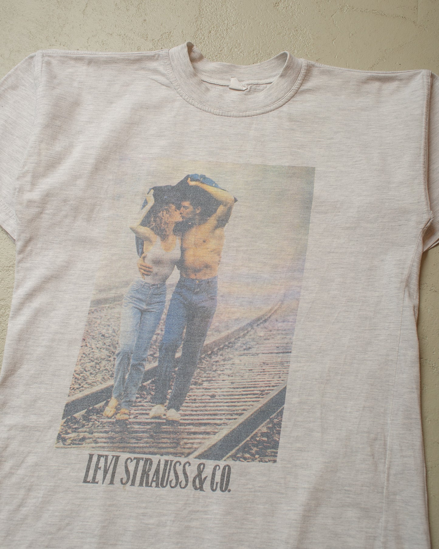 1980s/90s Euro Levi´s T-shirt grey - M