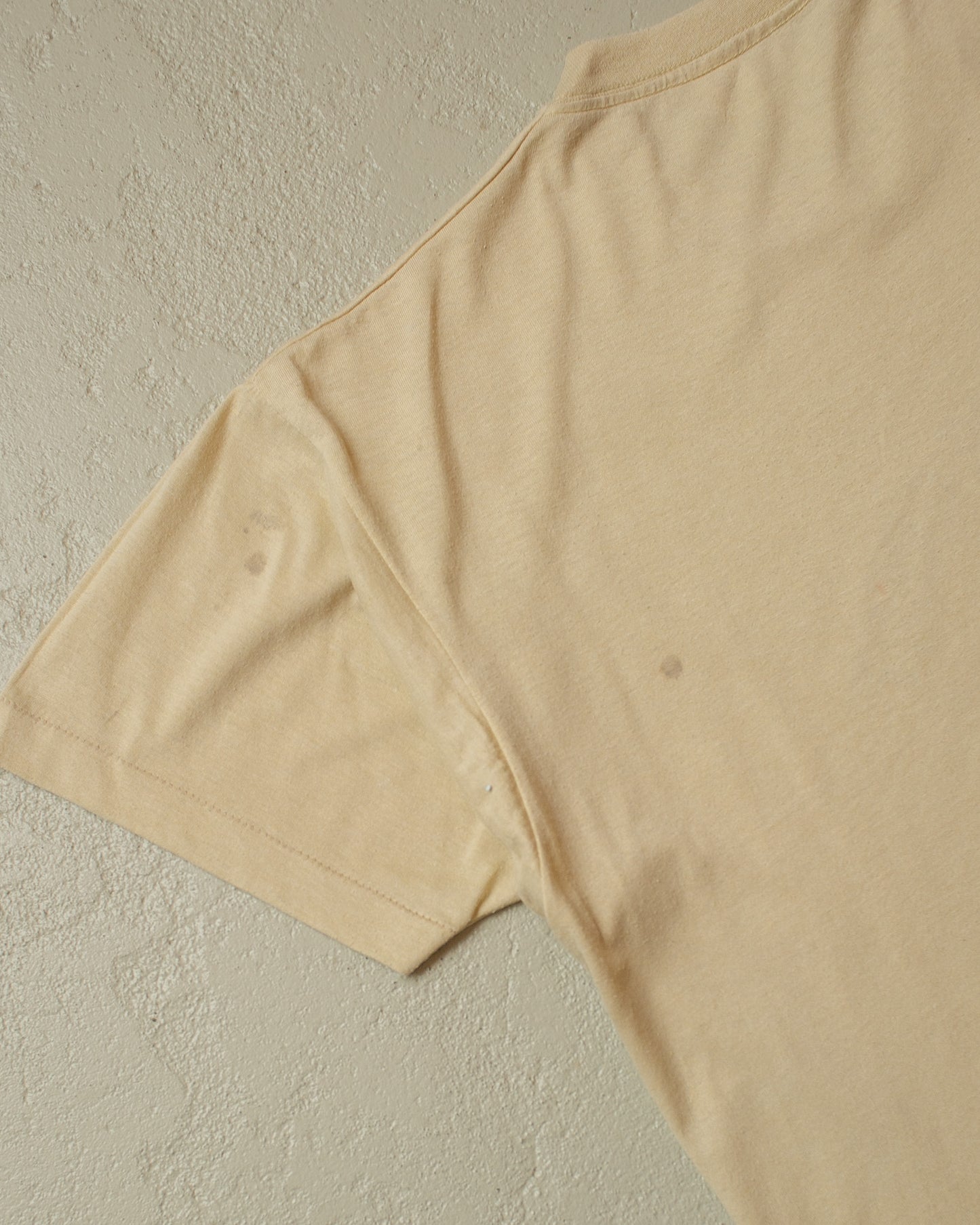 1980s "Dare to be Great" T-shirt beige - L