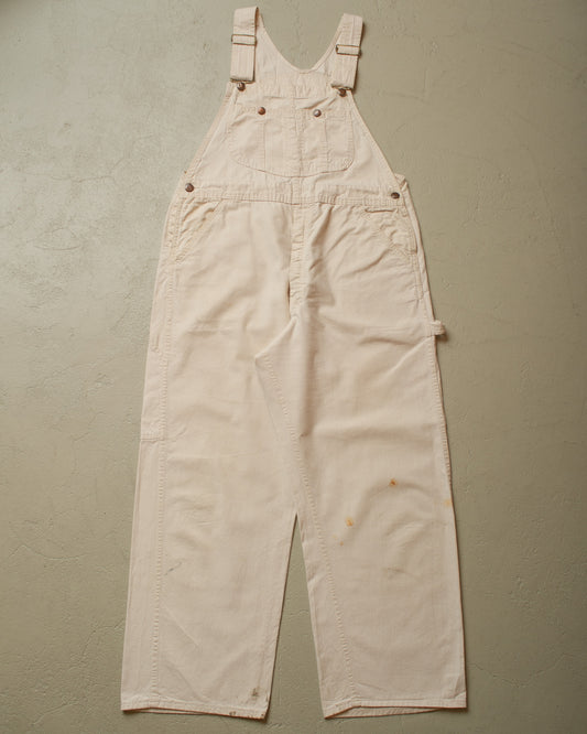 1960s US made light Cotton Overall white - W38 L28