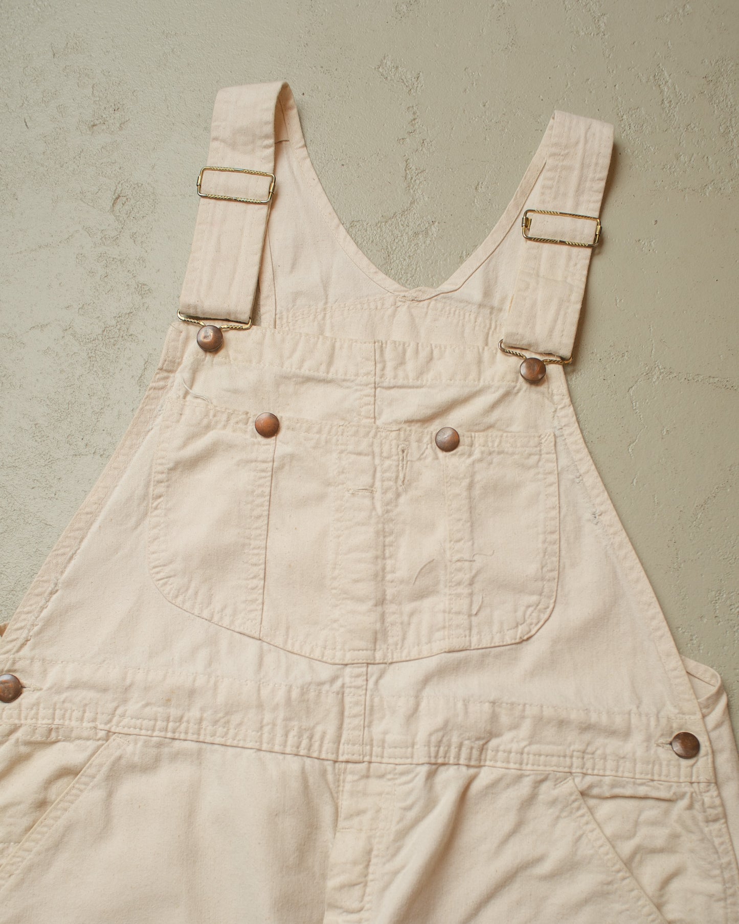 1960s US made light Cotton Overall white - W38 L28