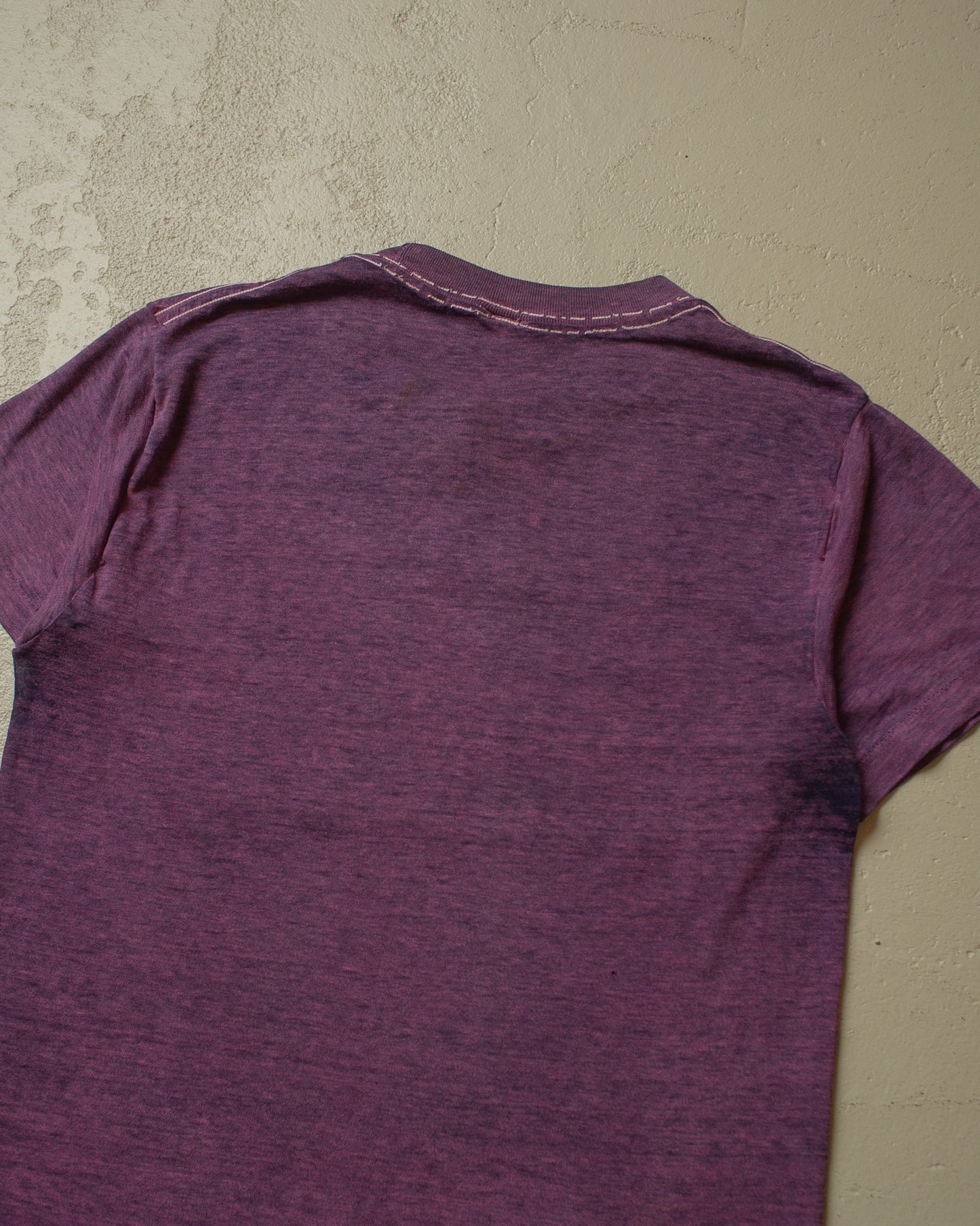 1982 T.S.I.A Bash Faded Ticket T-shirt purple - XS/S