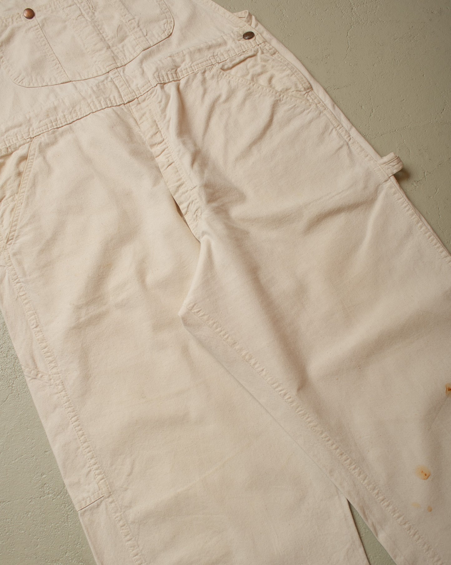 1960s US made light Cotton Overall white - W38 L28