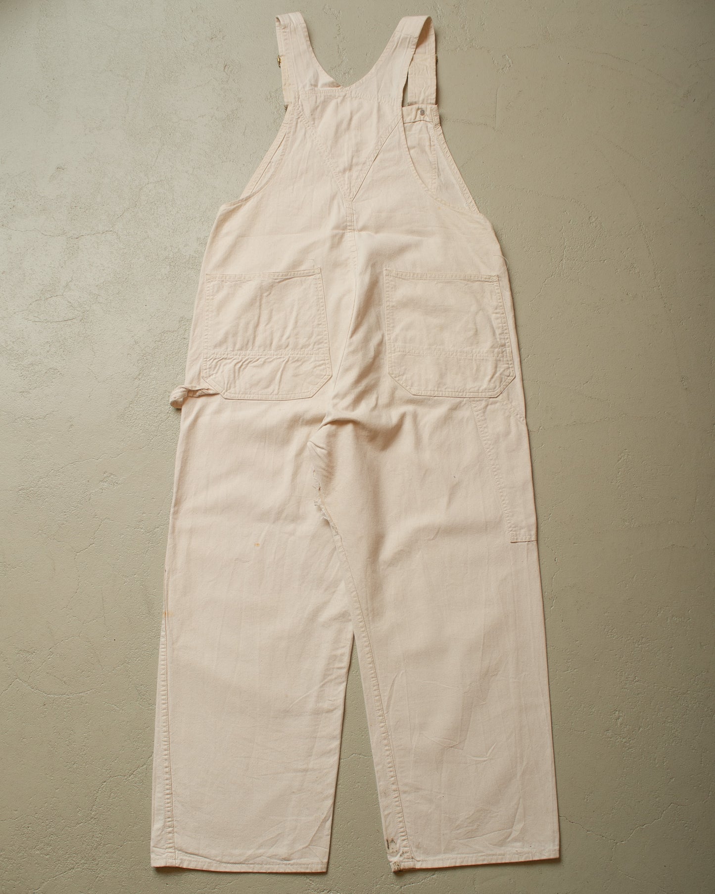 1960s US made light Cotton Overall white - W38 L28