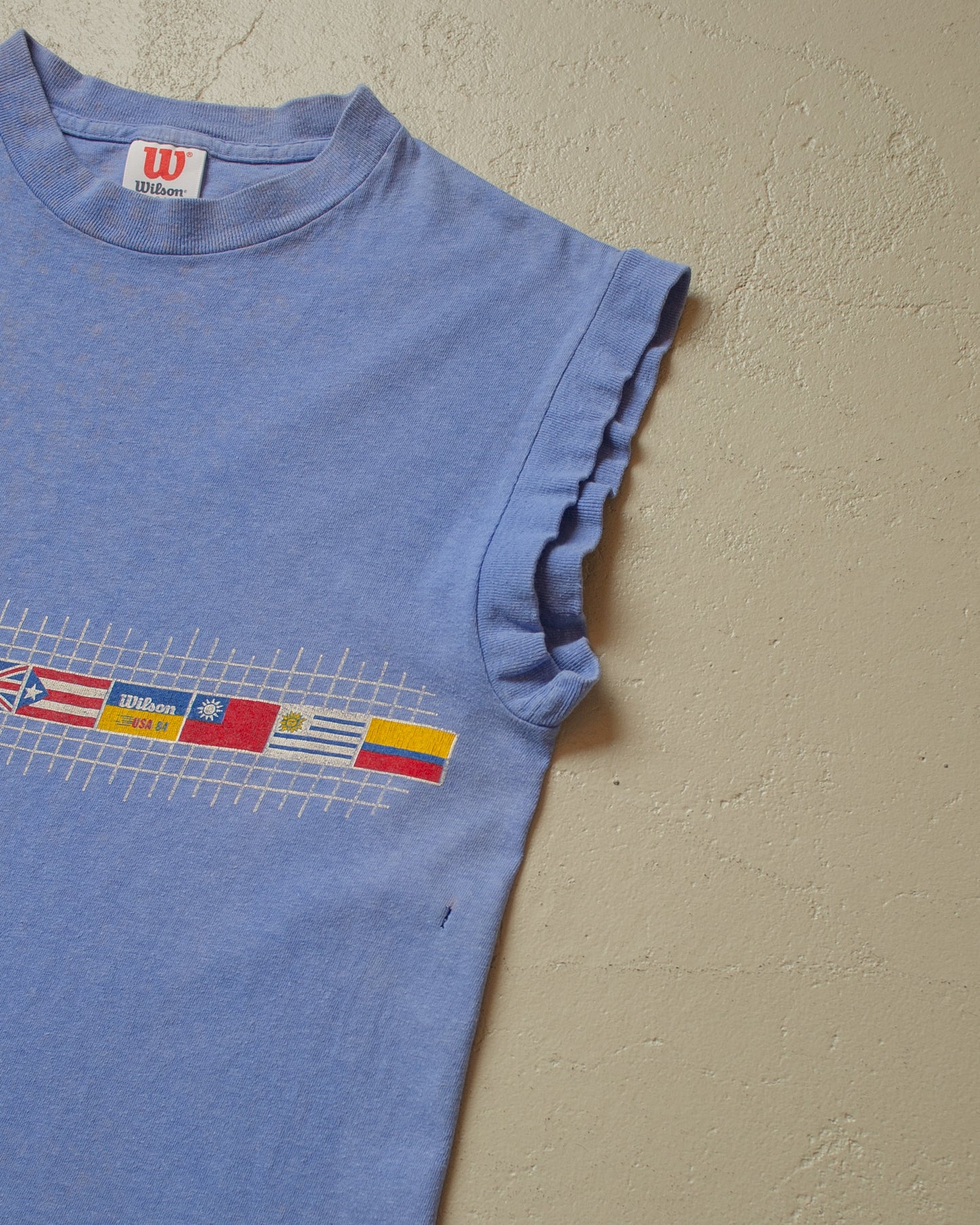 1984 Wilson USA Olympics Shirt blue - XS/S