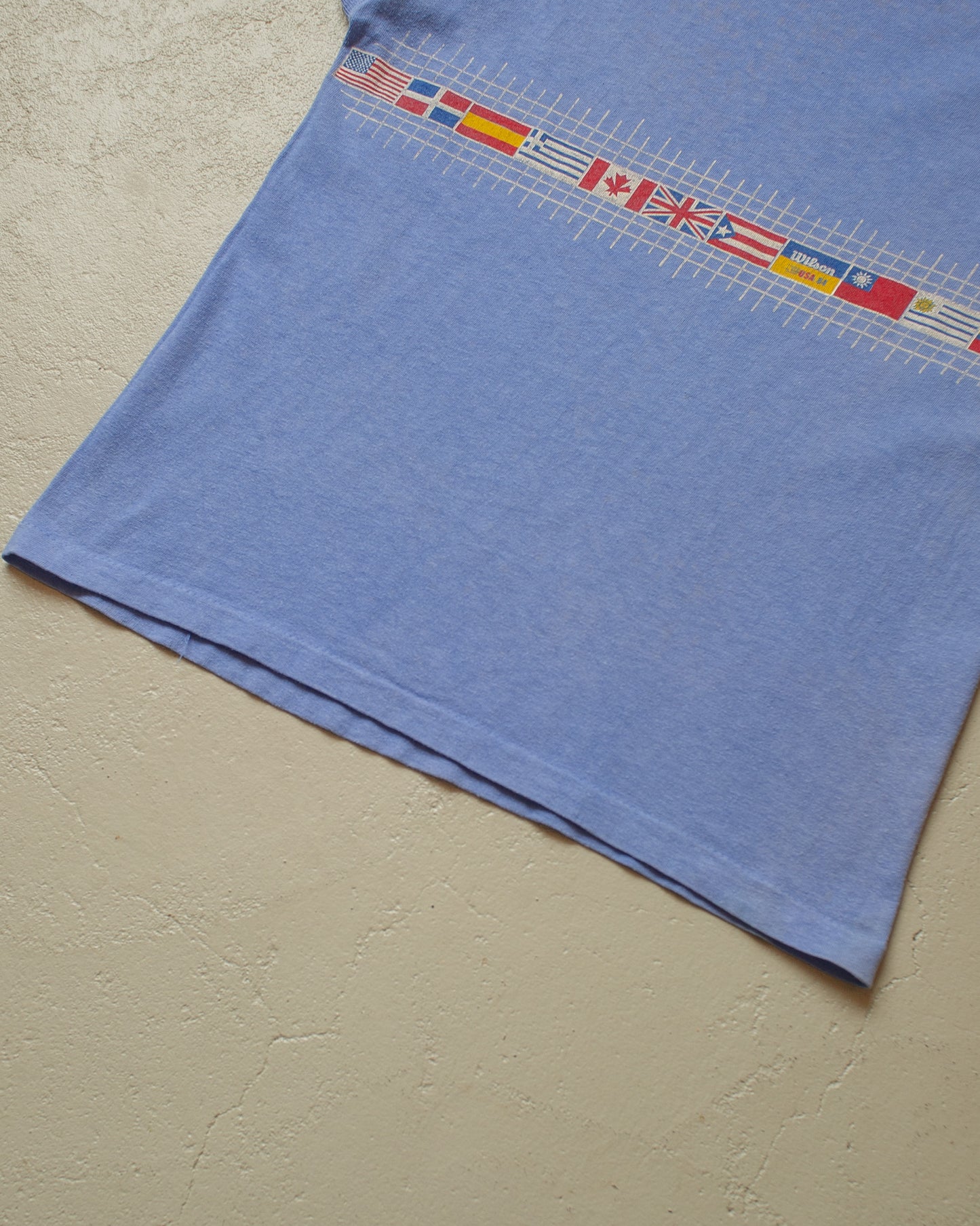 1984 Wilson USA Olympics Shirt blue - XS/S