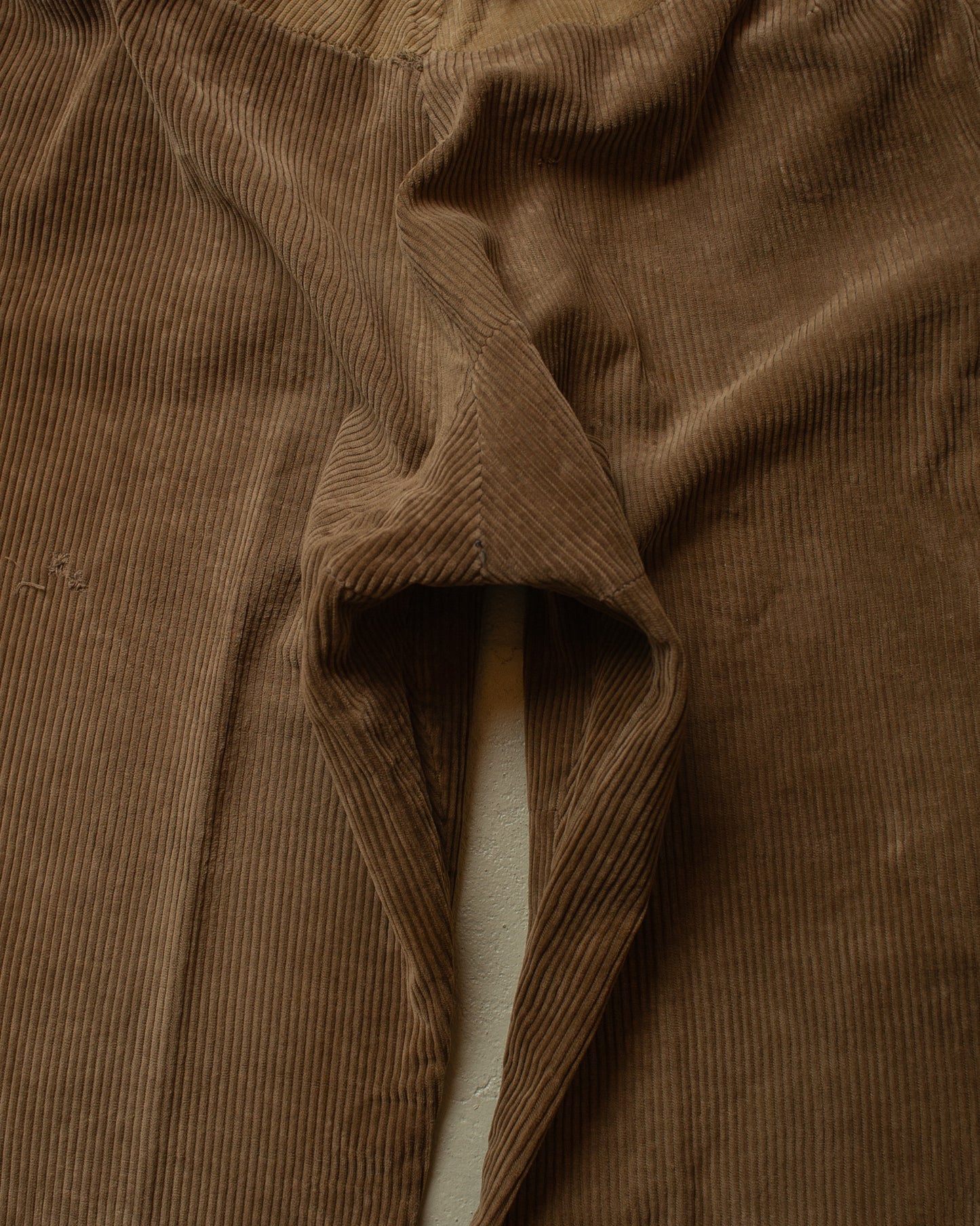 1930s repaired French Corduroy Pants brown - W32,5 L28
